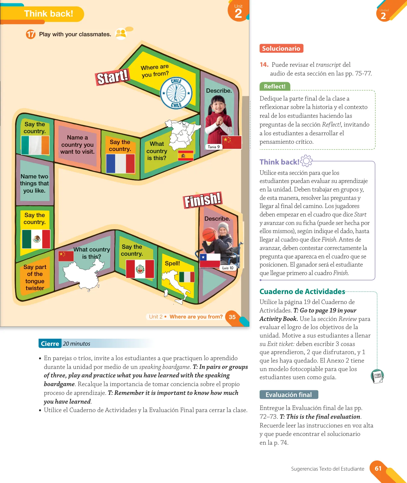 Página 63 de Inglés – Cuarto Básico | Texto del Estudiante MINEDUC – Descargar PDF · 2024