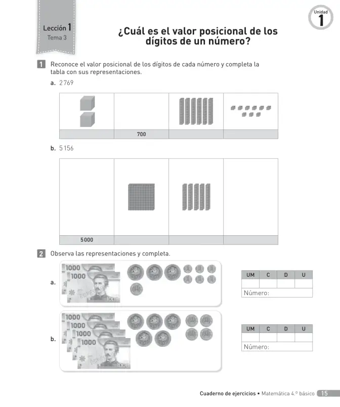 Página 16 de Matemática – Cuarto Básico | Texto del Estudiante MINEDUC – Descargar PDF · 2024