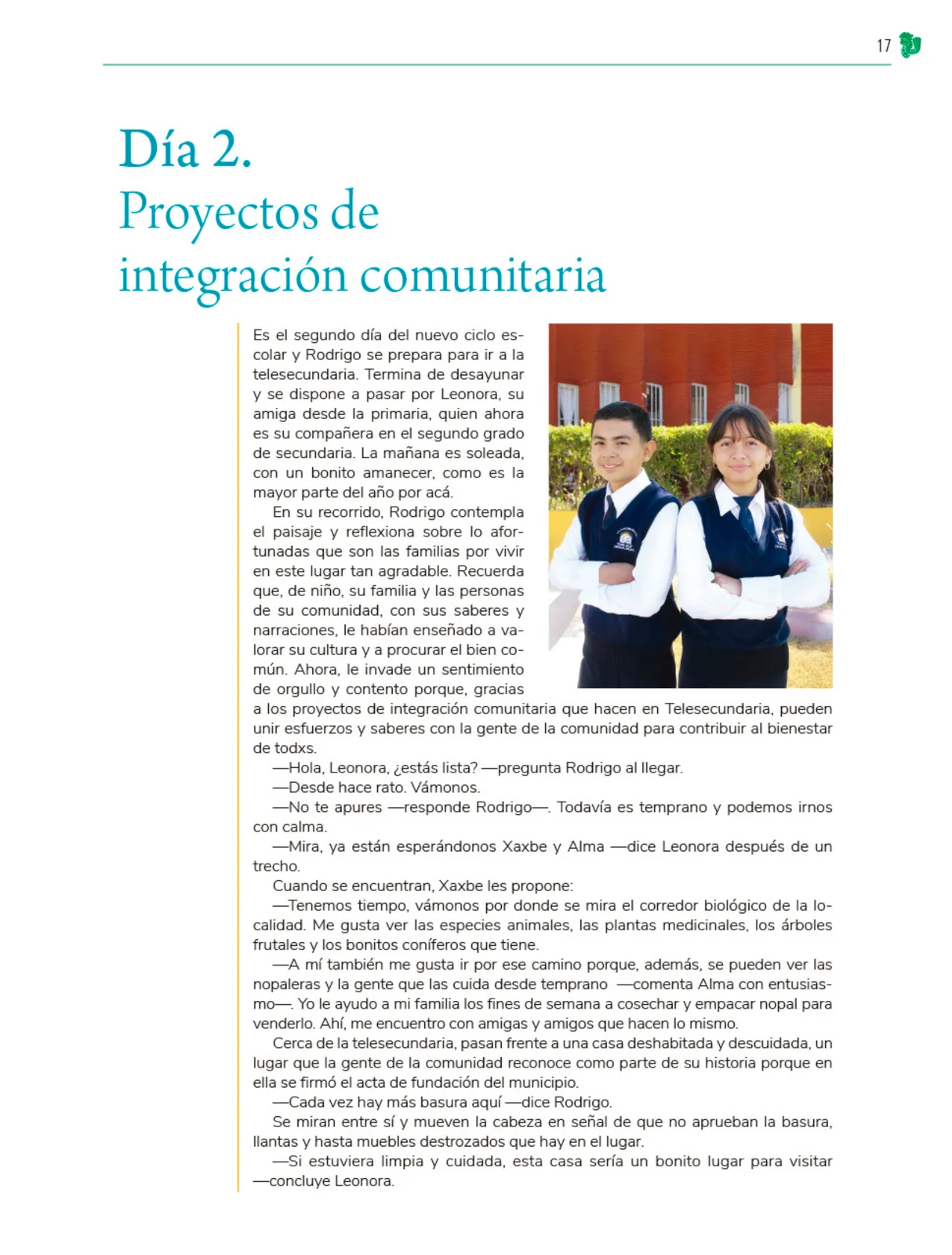 Página 18 de Colección Sk´asolil. Nuestro libro de Proyectos. Tomo I. Libro de Educación Telesecundaria Grado 2° Ciclo Escolar 2025 - 2026