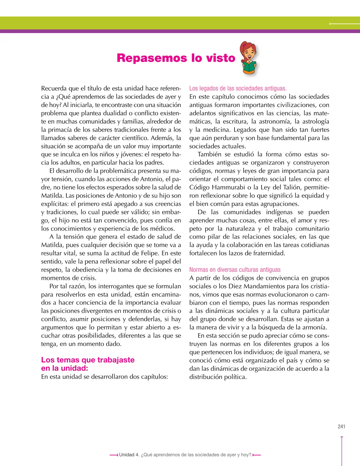 Página 241 de Ciencias Sociales 6° · Secundaria Activa