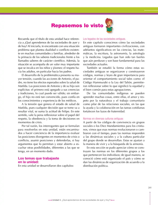 Página 241 de Ciencias Sociales 6° · Secundaria Activa