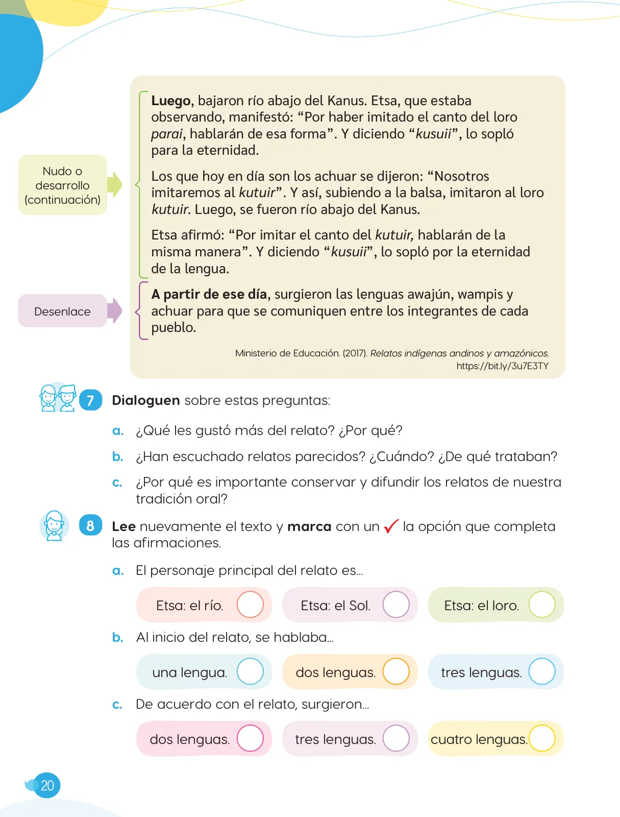 Miniatura página 22 de Cuadernillo de Comunicación 4. Cuarto grado de Primaria · 2024