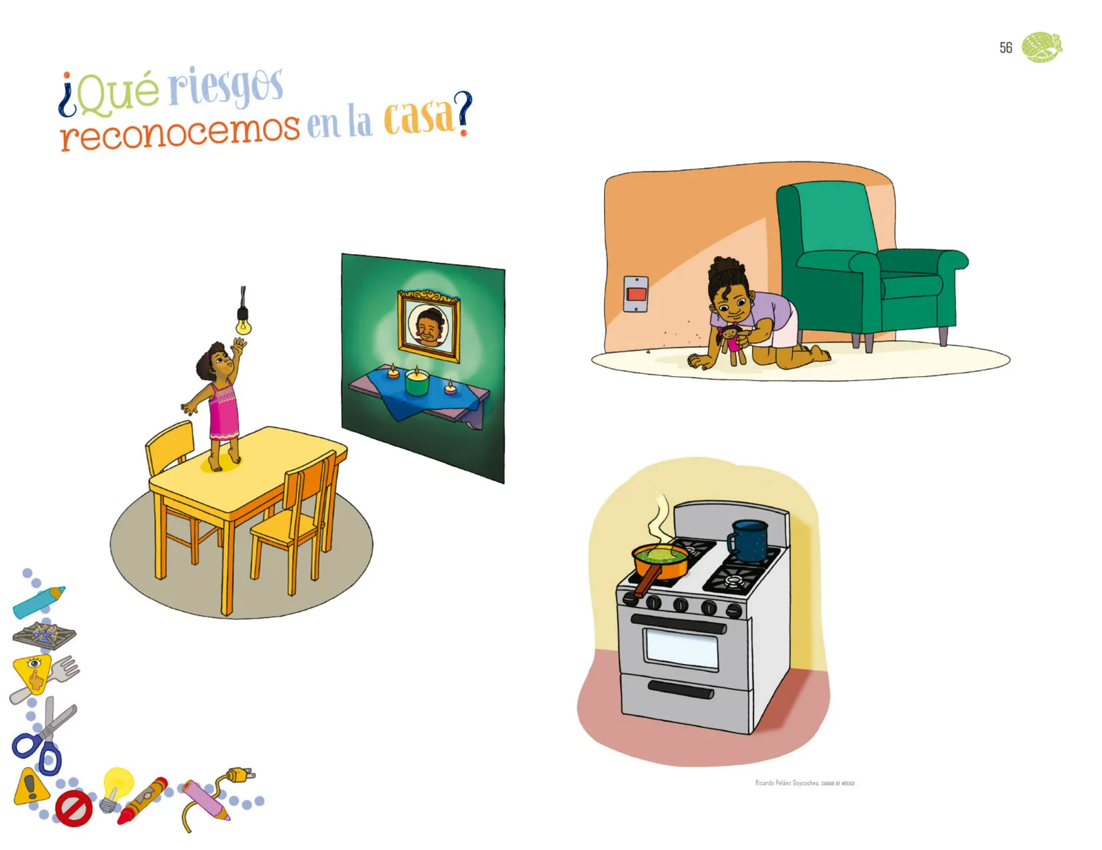 Página 57 de Explorar e imaginar con mi libro de Preescolar. Libro de Educación Preescolar Grado 1° Ciclo Escolar 2025 - 2026