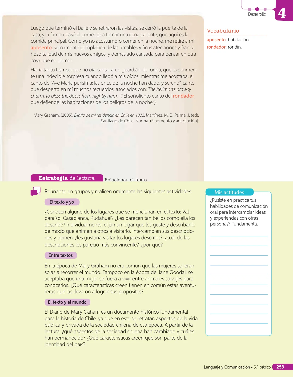 Página 200 de Lenguaje y Comunicación – Quinto Básico | Texto del Estudiante MINEDUC – Descargar PDF · 2024
