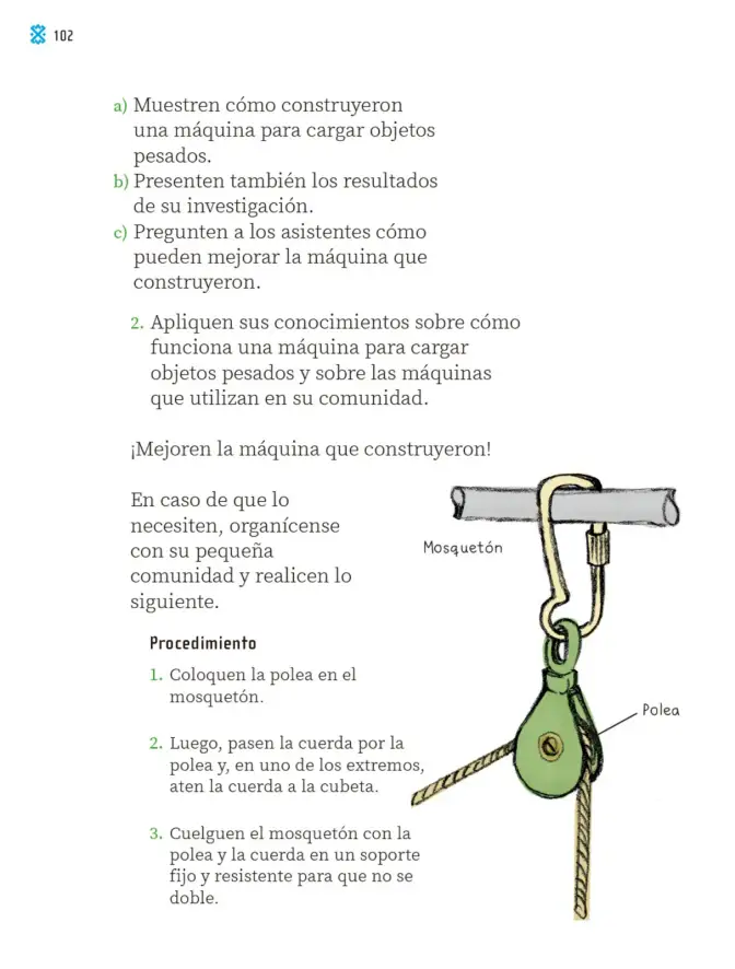 Página 105 de Proyectos Comunitarios. Libro de Educación Primaria Grado 2° Ciclo Escolar 2025 - 2026