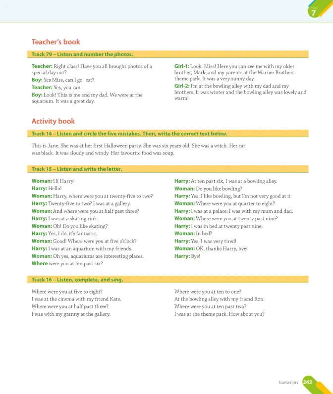 Página 107 de Inglés – Quinto Básico | Texto del Estudiante MINEDUC – Descargar PDF · 2024