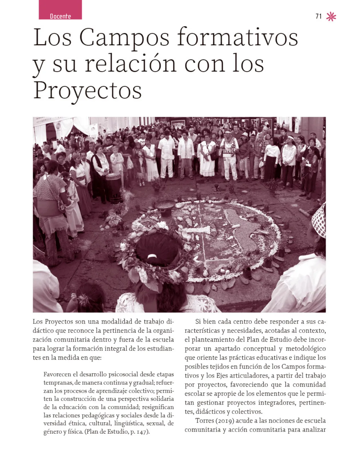 Página 72 de Un libro sin recetas, para la maestra y el maestro. Fase 3 Libro de Educación Primaria Grado 1°, 2° Ciclo Escolar 2025 - 2026