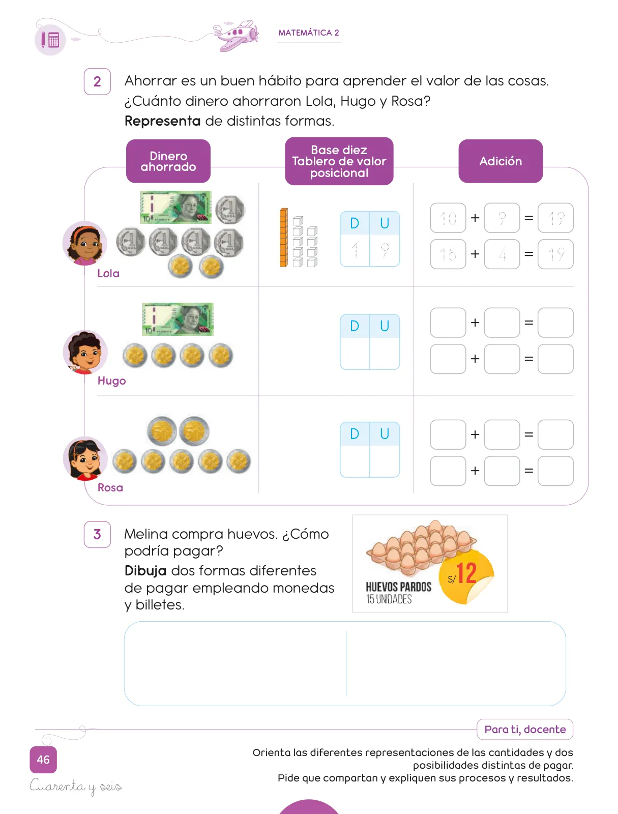 Página 48 de Cuadernillo de Matemática 2, segundo grado de Primaria · 2023