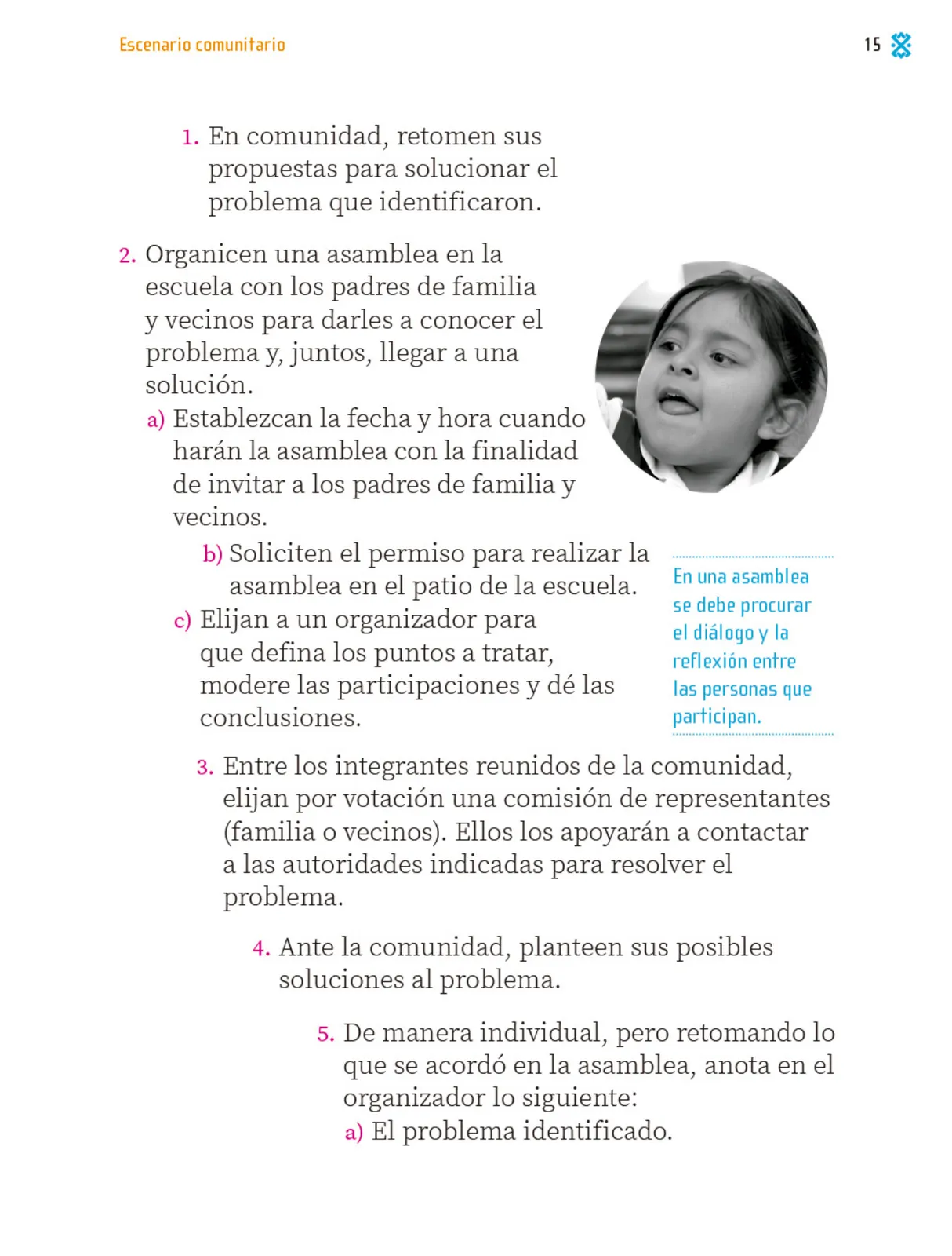 Página 16 de Proyectos Comunitarios. Libro de Educación Primaria Grado 1° Ciclo Escolar 2025 - 2026