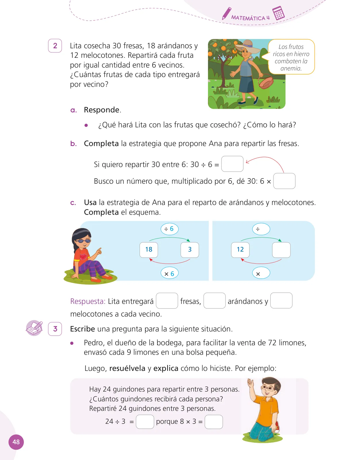 Página 50 de Cuadernillo de Matemática 4, cuarto grado de Primaria · 2023