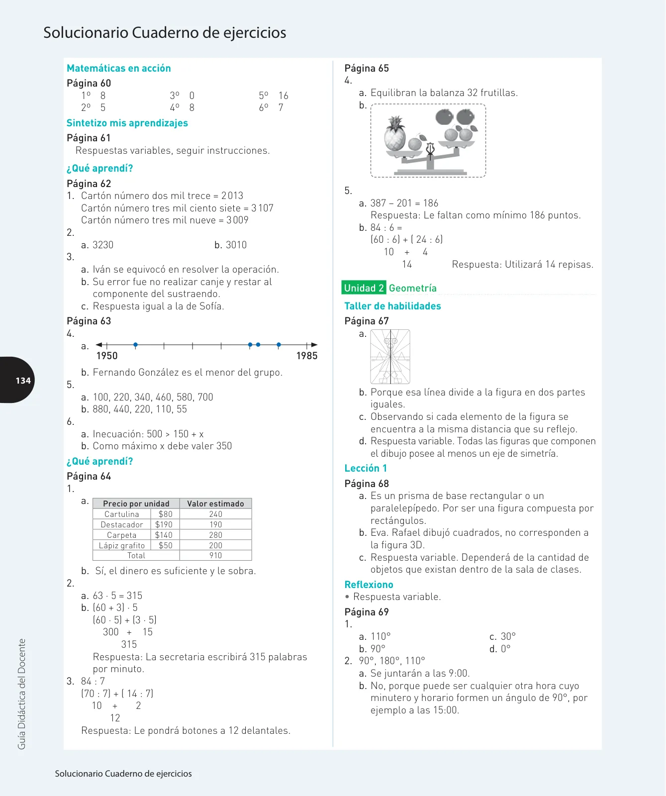 Miniatura página 323 de Matemática – Cuarto Básico | Texto del Estudiante MINEDUC – Descargar PDF · 2024