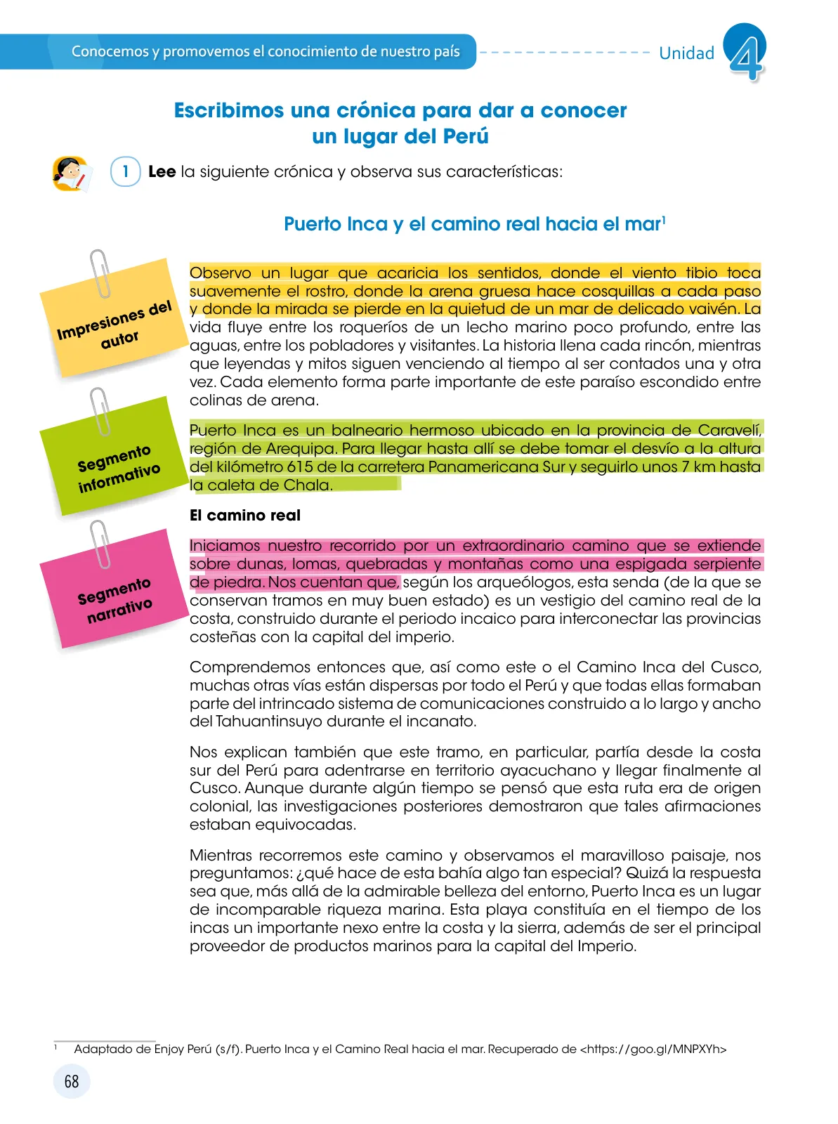 Miniatura página 69 de Comunicación 6 : cuaderno de trabajo para sexto grado de Educación Primaria 2019 · 2019