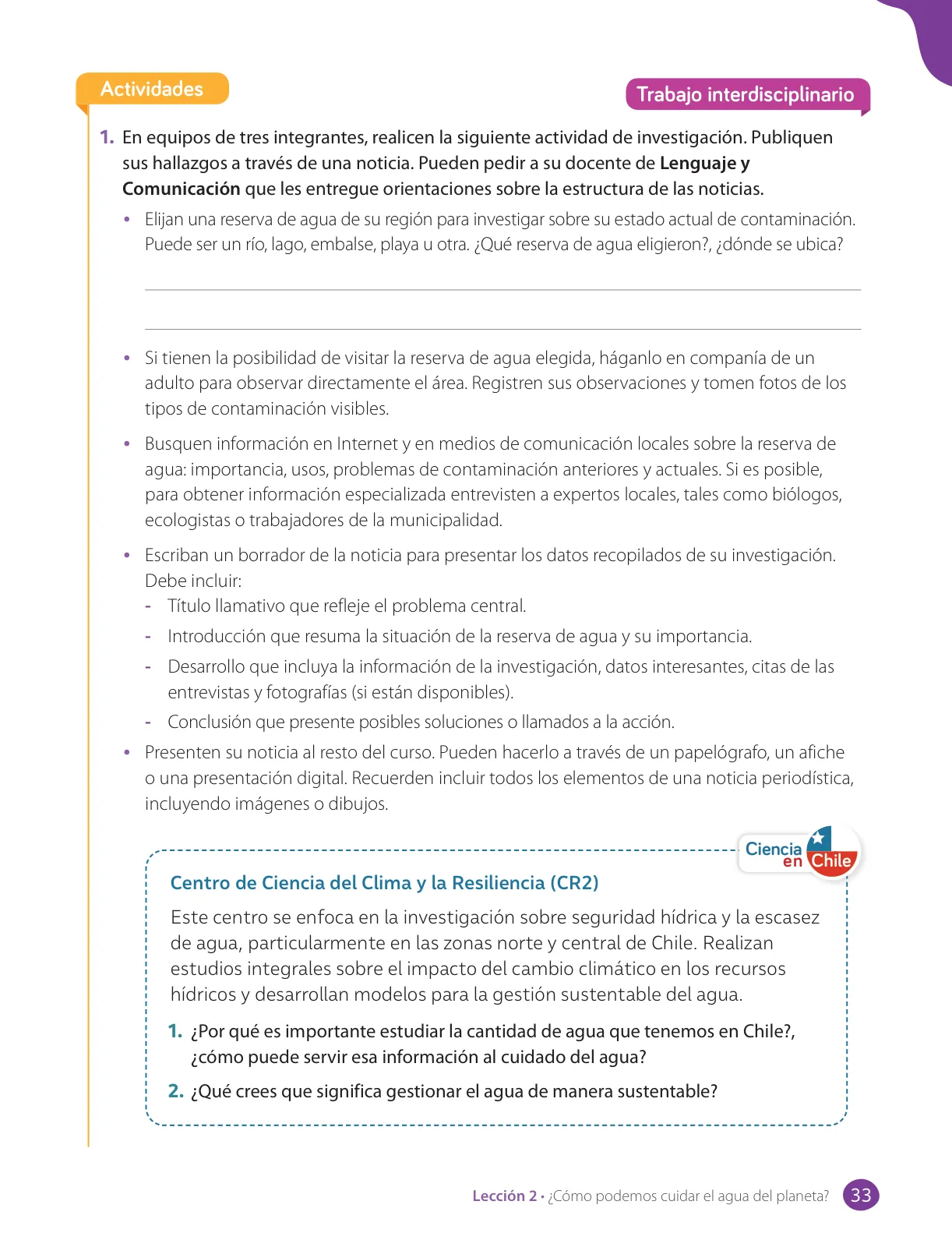 Miniatura página 35 de Libro de Ciencias Naturales – Quinto Básico | Texto del Estudiante MINEDUC – Descargar PDF · 2024