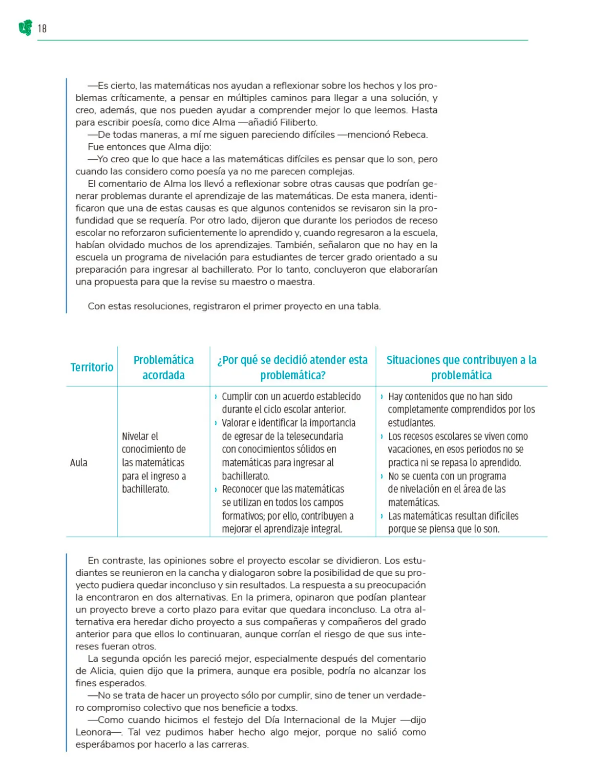 Página 19 de Colección Nanahuatzin. Nuestro libro de Proyectos. Tomo I. Libro de Educación Telesecundaria Grado 3° Ciclo Escolar 2025 - 2026
