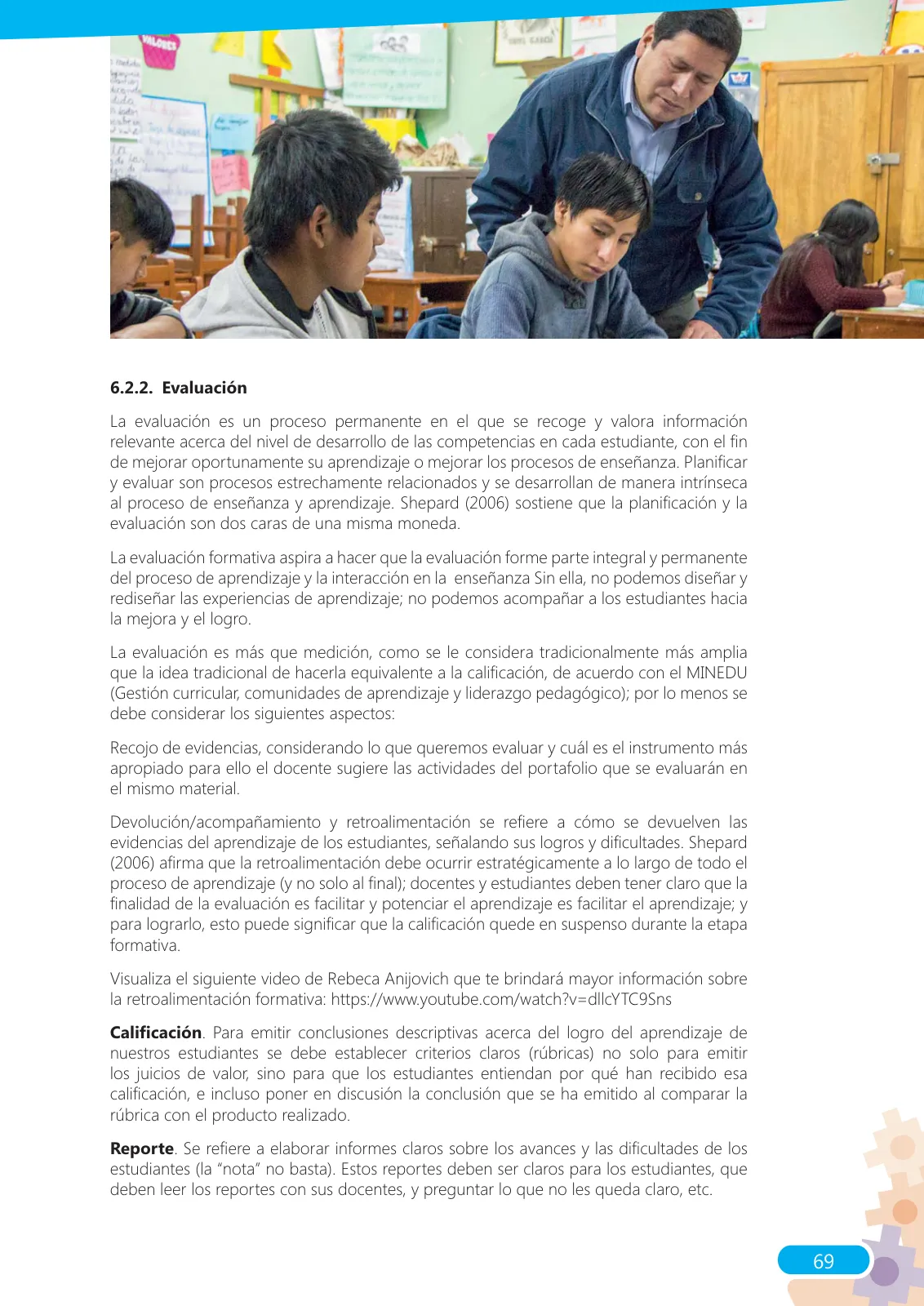 Miniatura página 69 de Guía para el docente sobre el uso del material educativo, Quechua Chanka. Ciclos Inicial e Intermedio, área de Comunicación · 2020