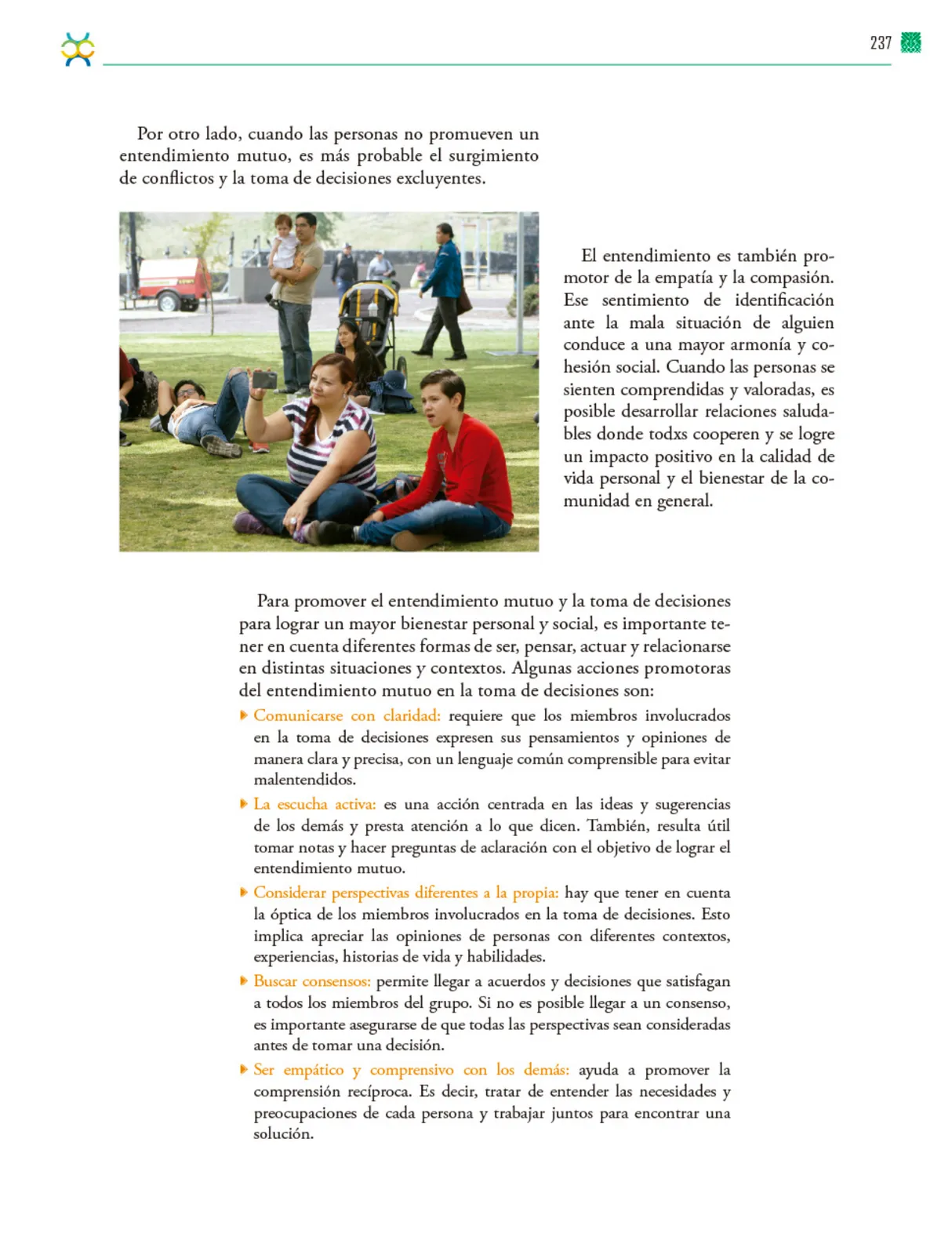 Página 238 de Colección Nanahuatzin. De lo humano y lo comunitario. Libro de Educación Telesecundaria Grado 3° Ciclo Escolar 2025 - 2026