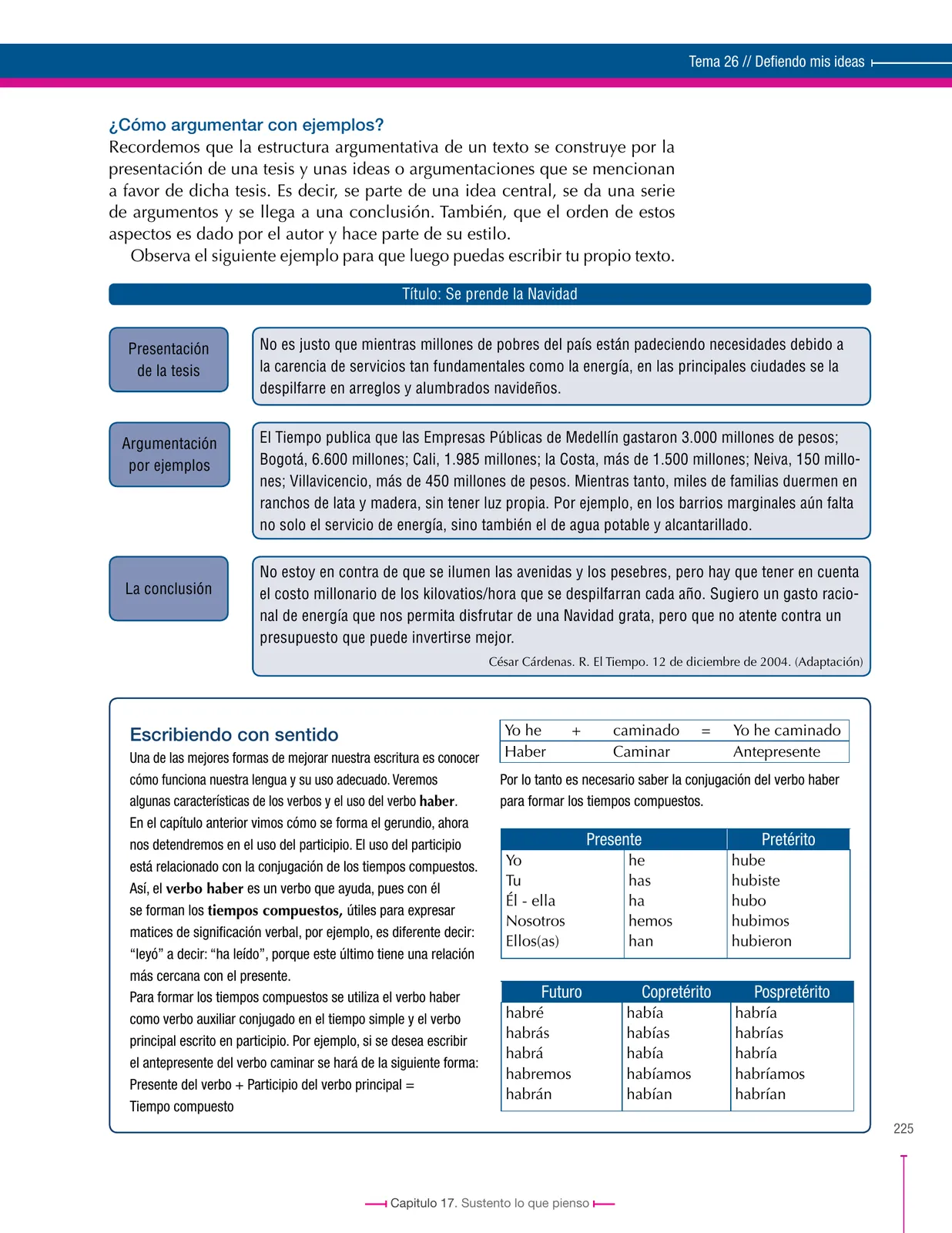Página 225 de Lenguaje 8° · Secundaria Activa