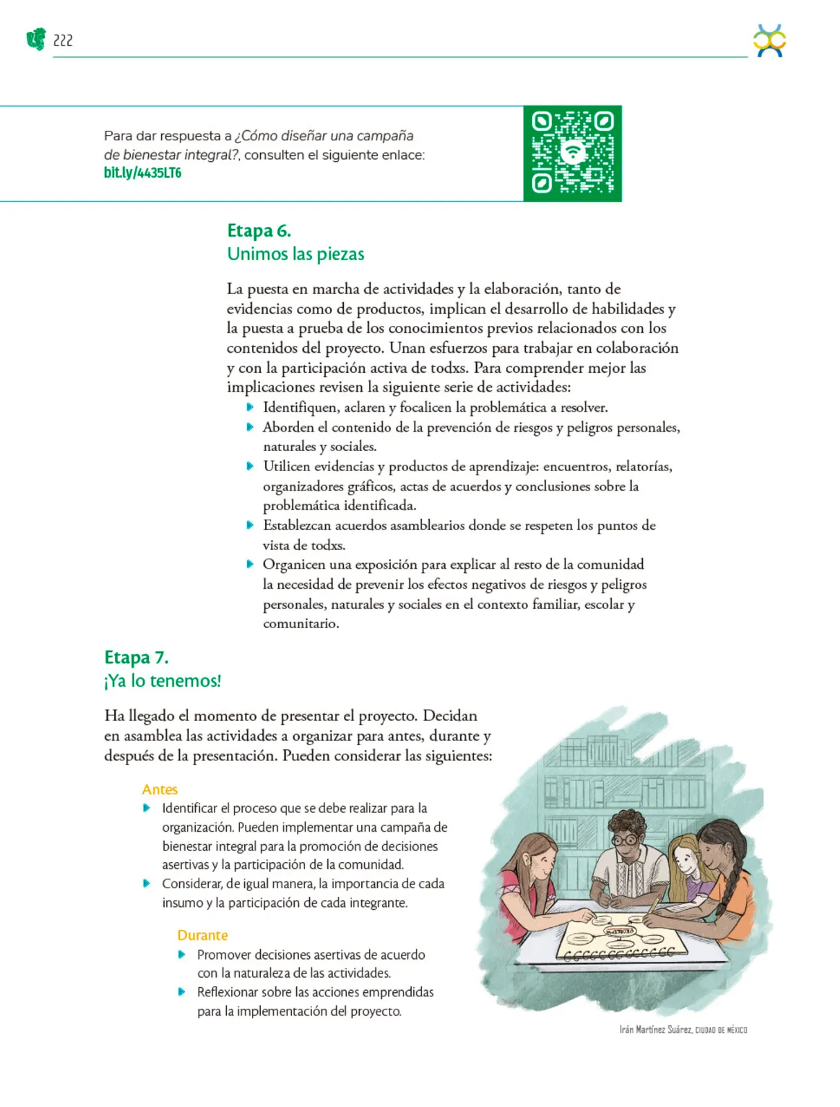 Página 223 de Colección Sk´asolil. Nuestro libro de Proyectos. Tomo II. Libro de Educación Telesecundaria Grado 2° Ciclo Escolar 2025 - 2026