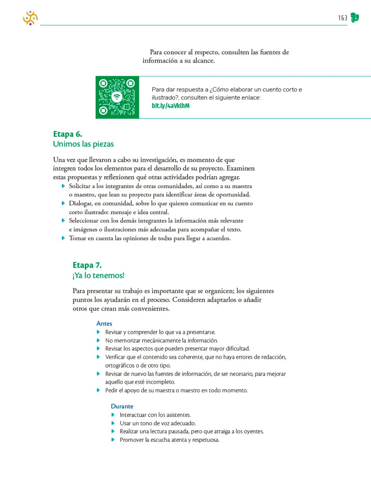 Página 164 de Colección Nanahuatzin. Nuestro libro de Proyectos. Tomo II. Libro de Educación Telesecundaria Grado 3° Ciclo Escolar 2025 - 2026