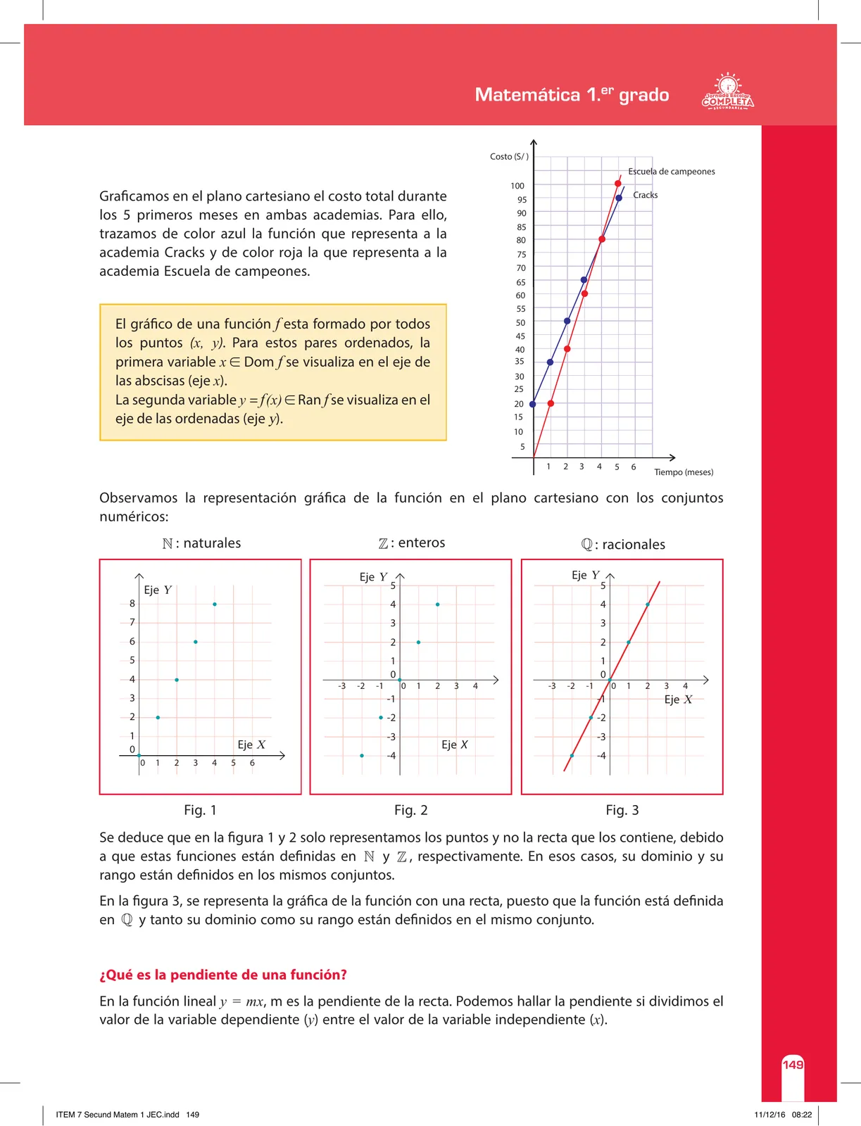 Miniatura página 149 de Matemática 1 : cuaderno de reforzamiento pedagógico - JEC · 2016