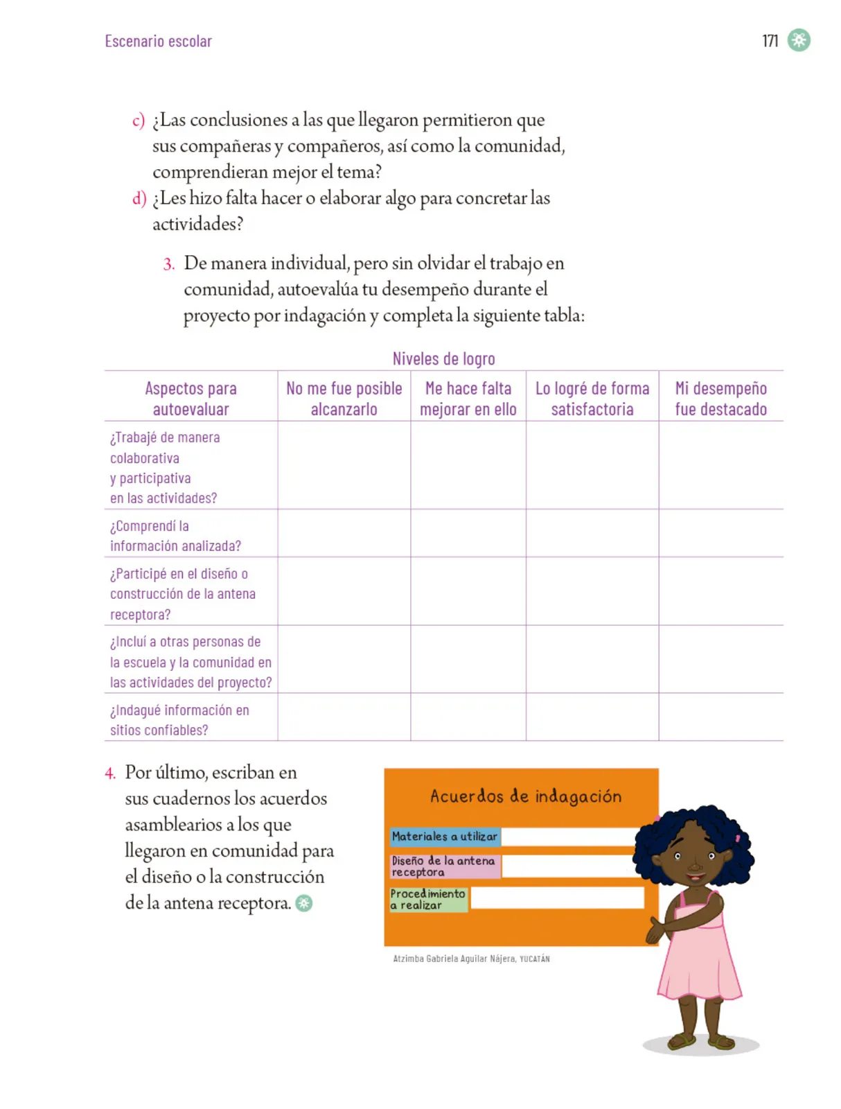 Página 174 de Proyectos Escolares. Libro de Educación Primaria Grado 5° Ciclo Escolar 2025 - 2026