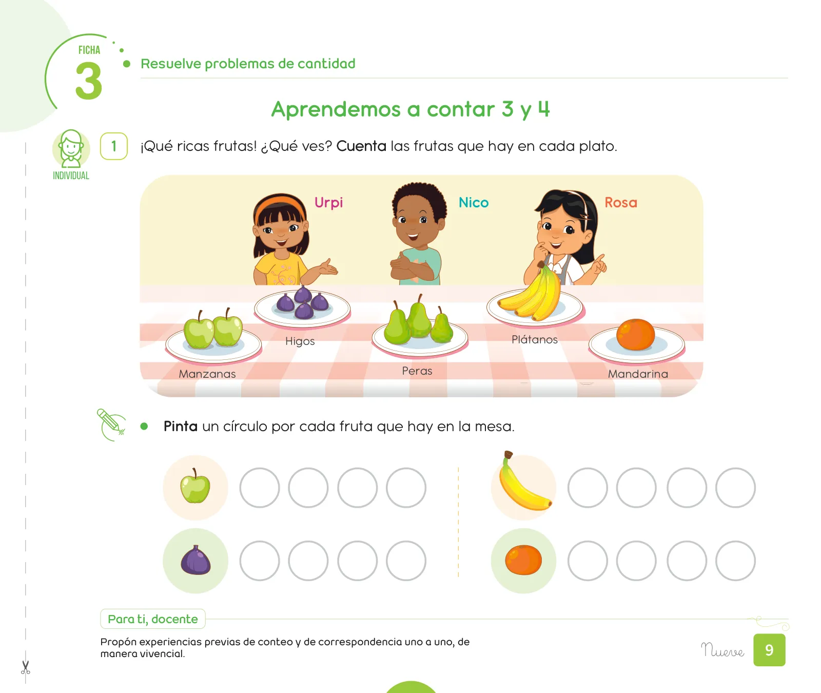 Página 11 de Cuadernillo de Matemática 1, primer grado de Primaria · 2023