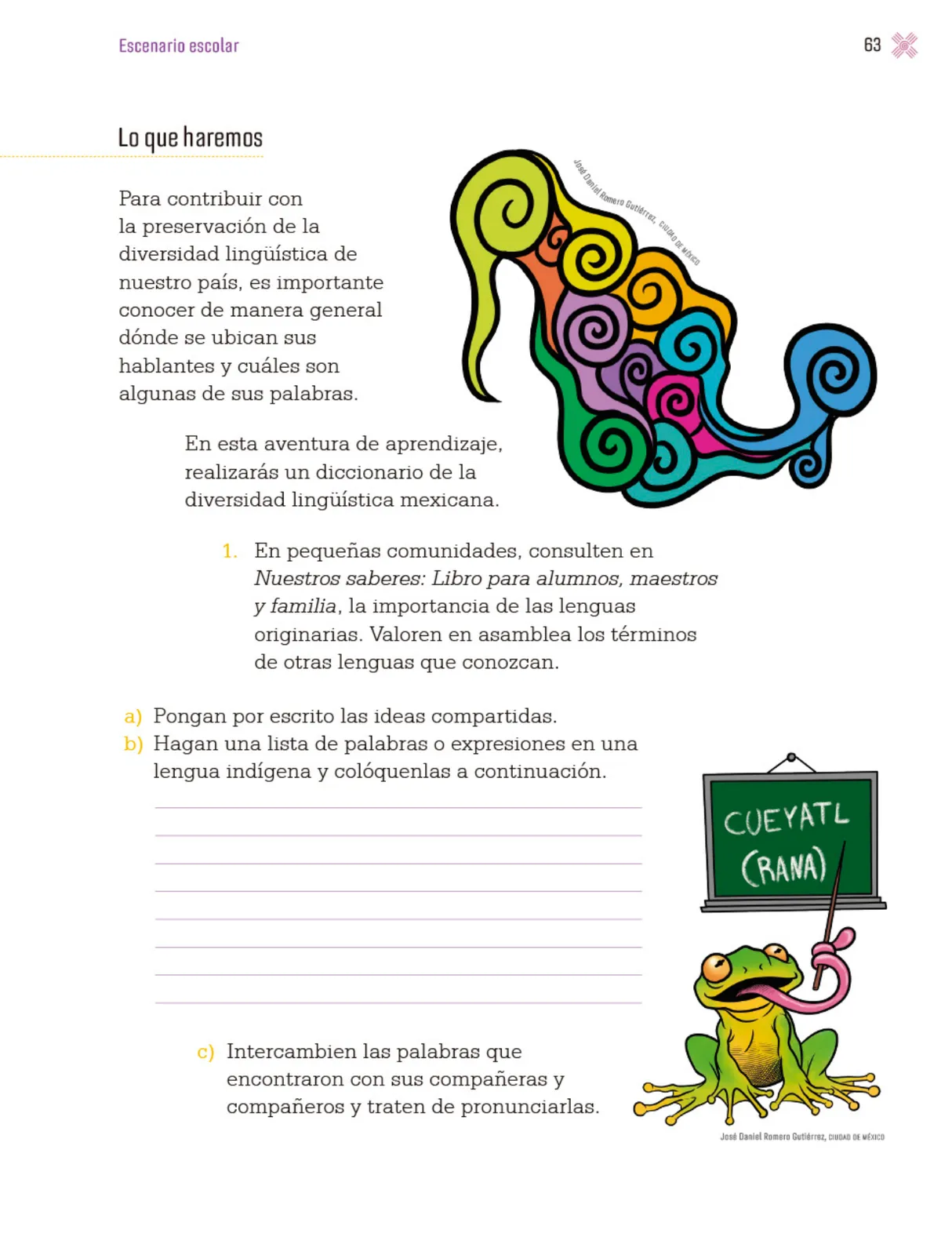 Página 66 de Proyectos Escolares. Libro de Educación Primaria Grado 3° Ciclo Escolar 2025 - 2026