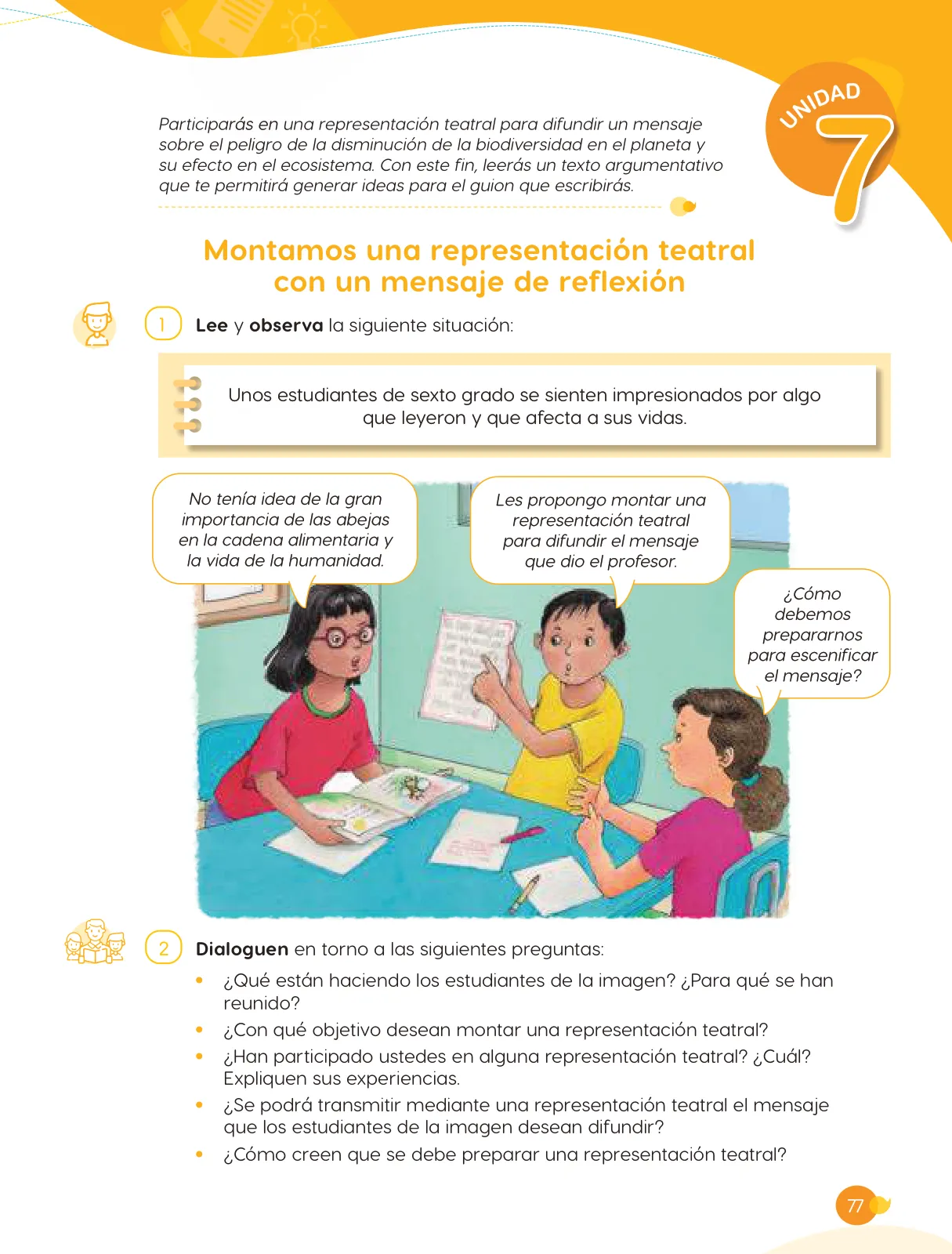 Página 79 de Cuadernillo de Comunicación 6. Sexto grado de Primaria · 2024
