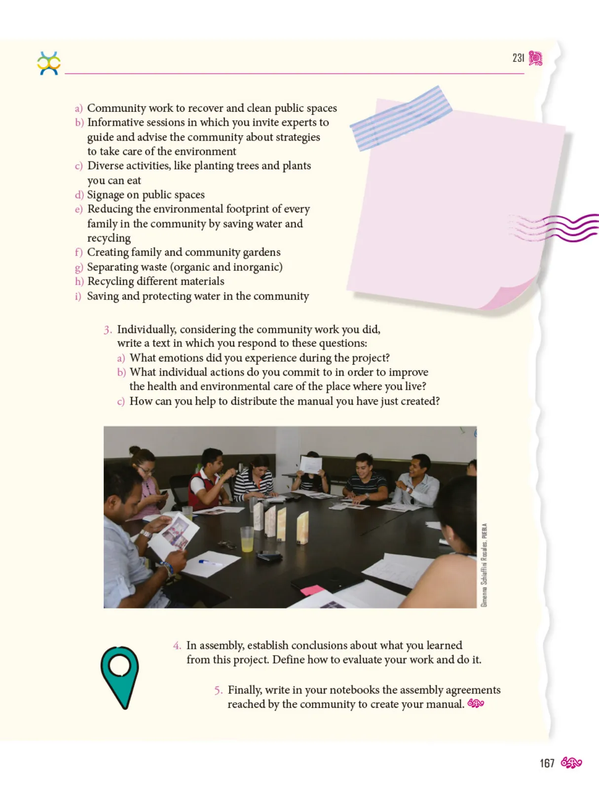 Miniatura página 168 de Uérakua anapu uantakua. Projects and Readings  Libro de Educación Secundaria Grado 1°  Ciclo Escolar 2025 - 2026