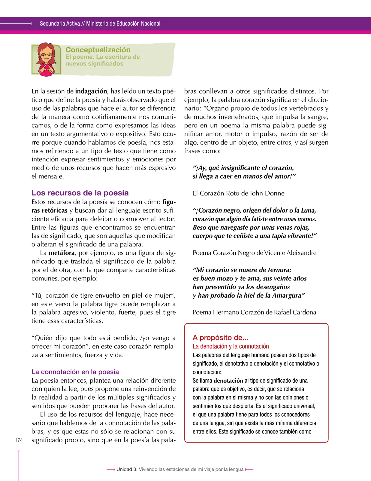 Miniatura página 174 de Lenguaje 7° · Secundaria Activa