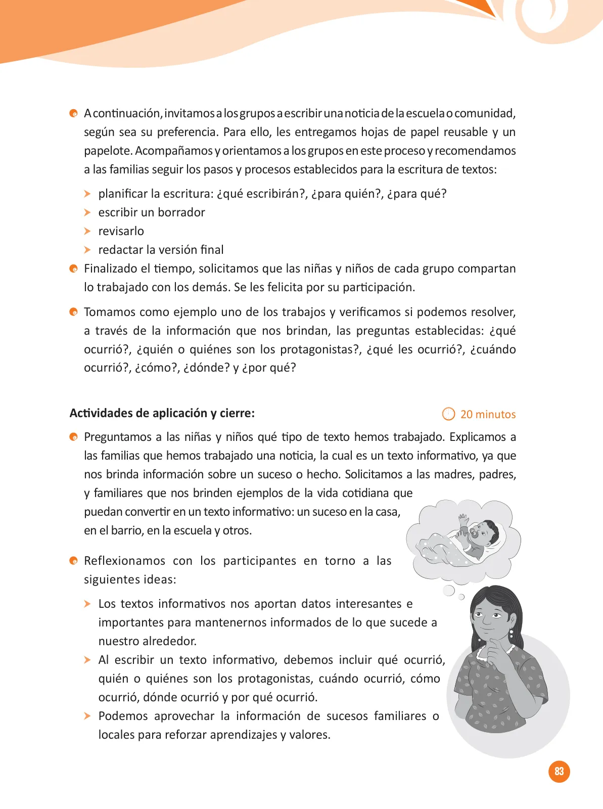 Miniatura página 85 de Guía para el trabajo docente con las familias del ciclo IV de Primaria · 2016