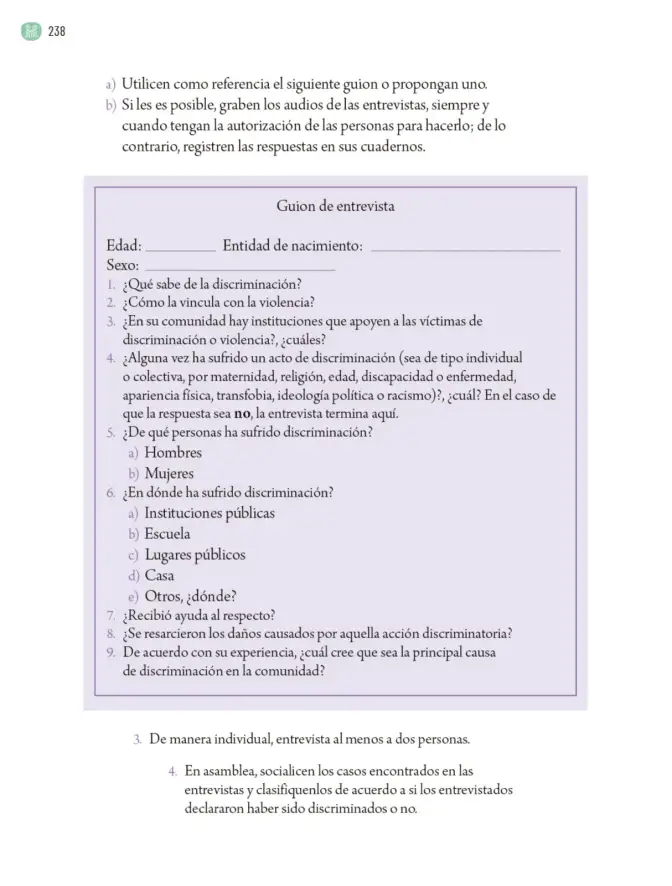Página 241 de Proyectos Comunitarios. Libro de Educación Primaria Grado 6° Ciclo Escolar 2025 - 2026