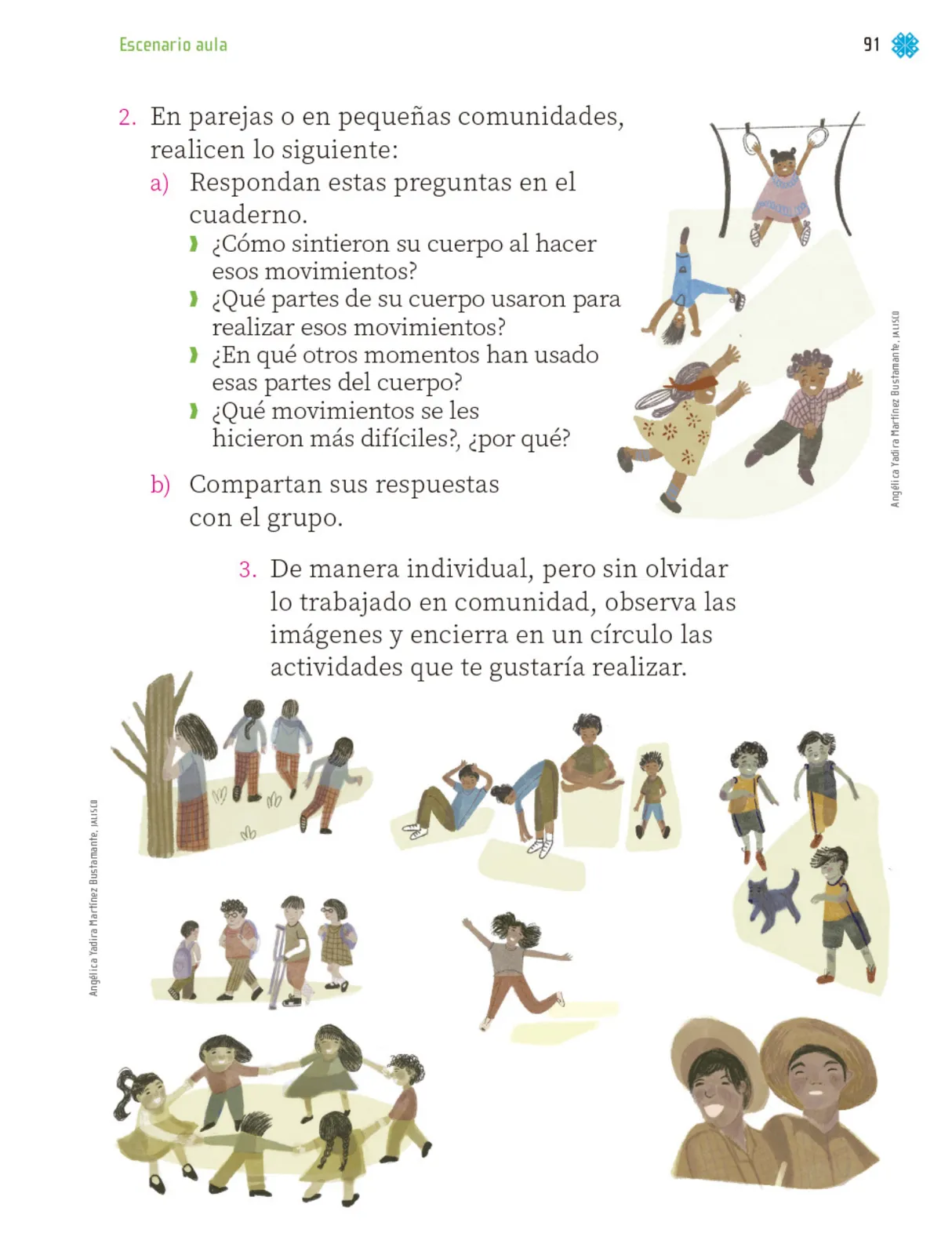 Miniatura página 92 de Proyectos de Aula.   Libro de Educación Primaria Grado 1°  Ciclo Escolar 2025 - 2026