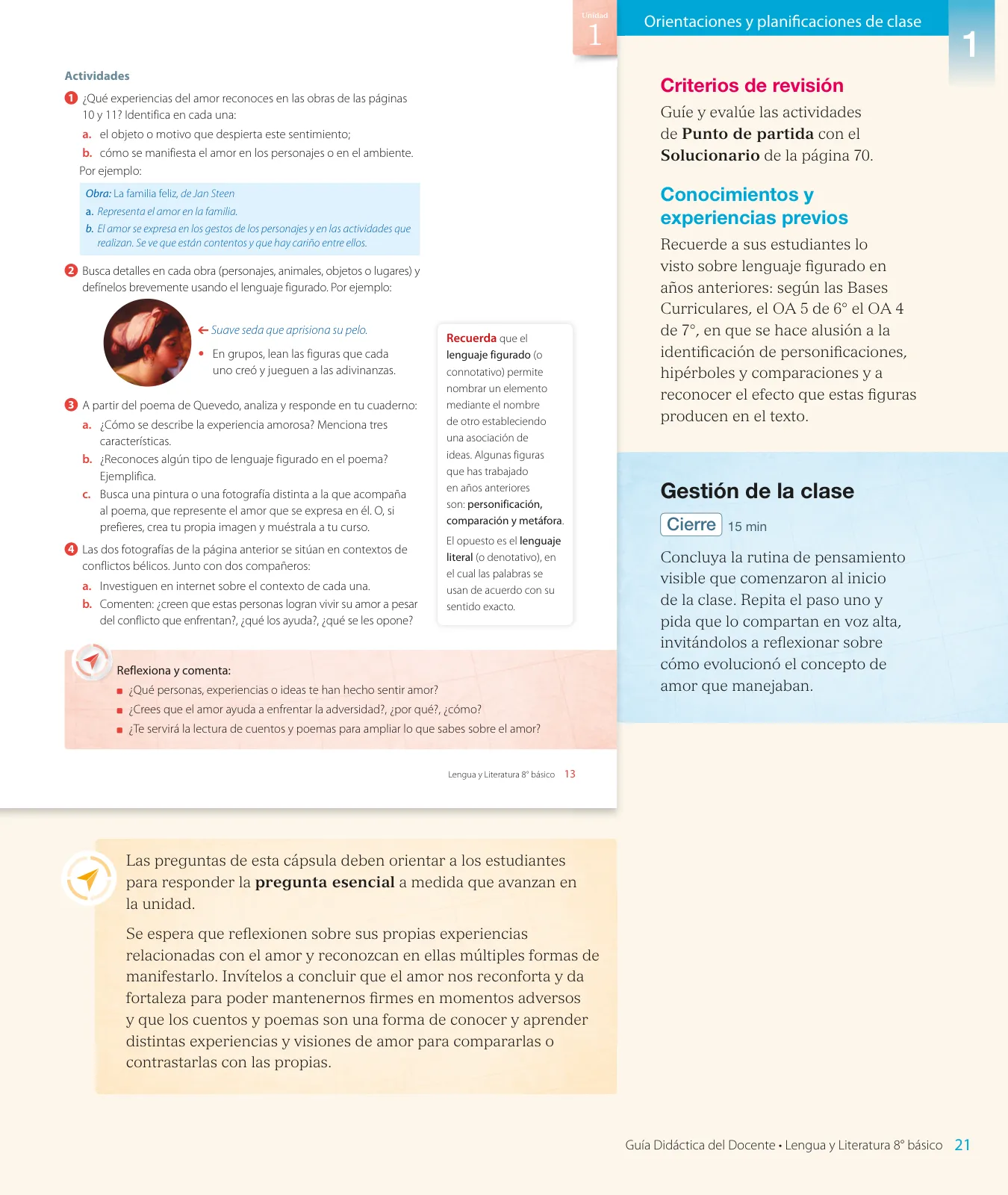 Página 23 de Lengua y Literatura – Octavo Básico | Texto del Estudiante MINEDUC – Descargar PDF · 2024