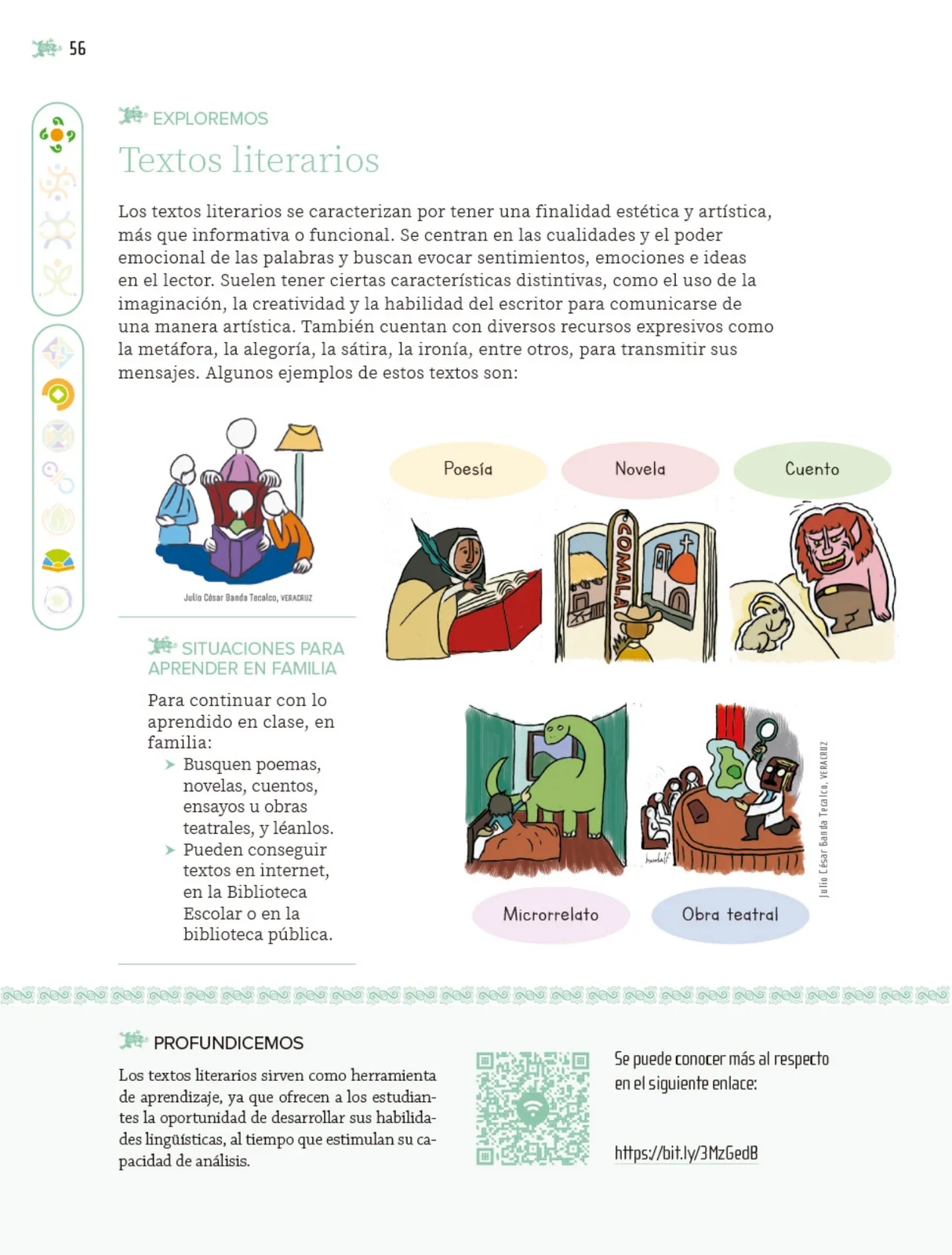 Miniatura página 57 de Nuestros saberes: Libro para alumnos, maestros y familia.   Libro de Educación Primaria Grado 5°  Ciclo Escolar 2025 - 2026