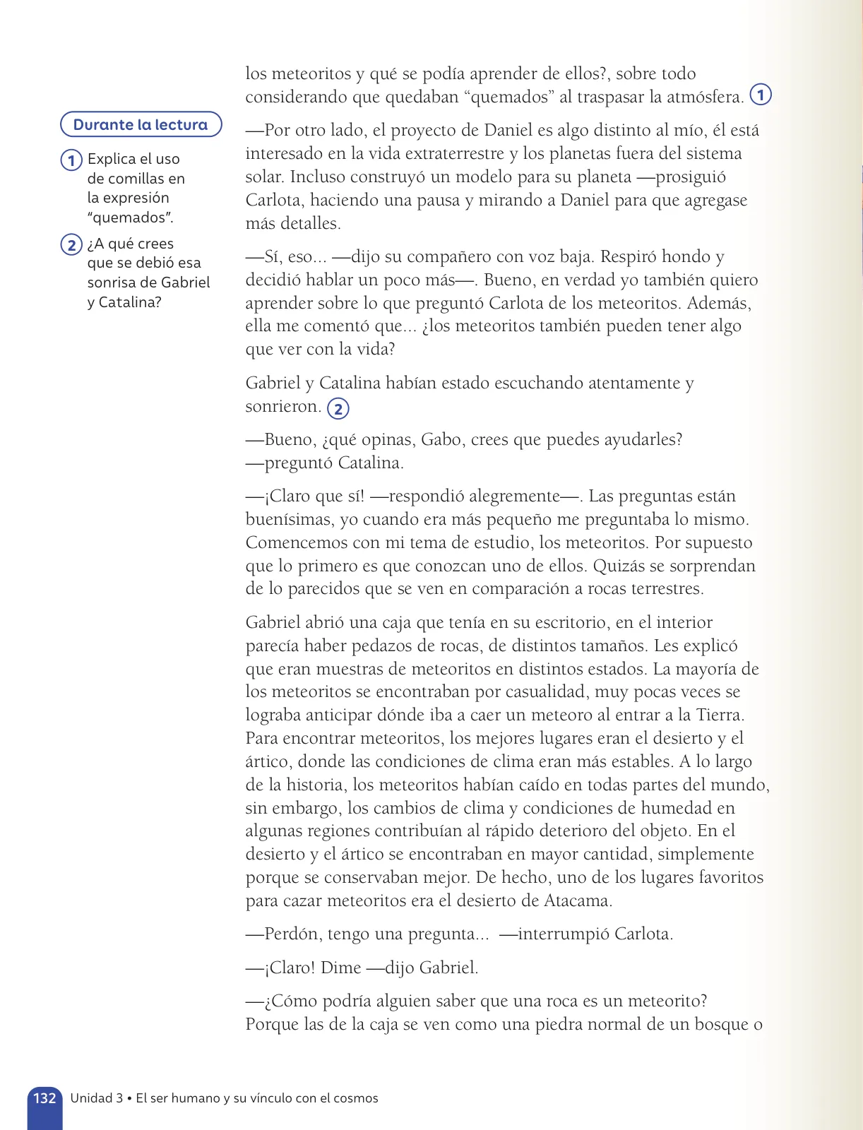 Página 134 de Lenguaje y Comunicación – Sexto Básico | Texto del Estudiante MINEDUC – Descargar PDF · 2024
