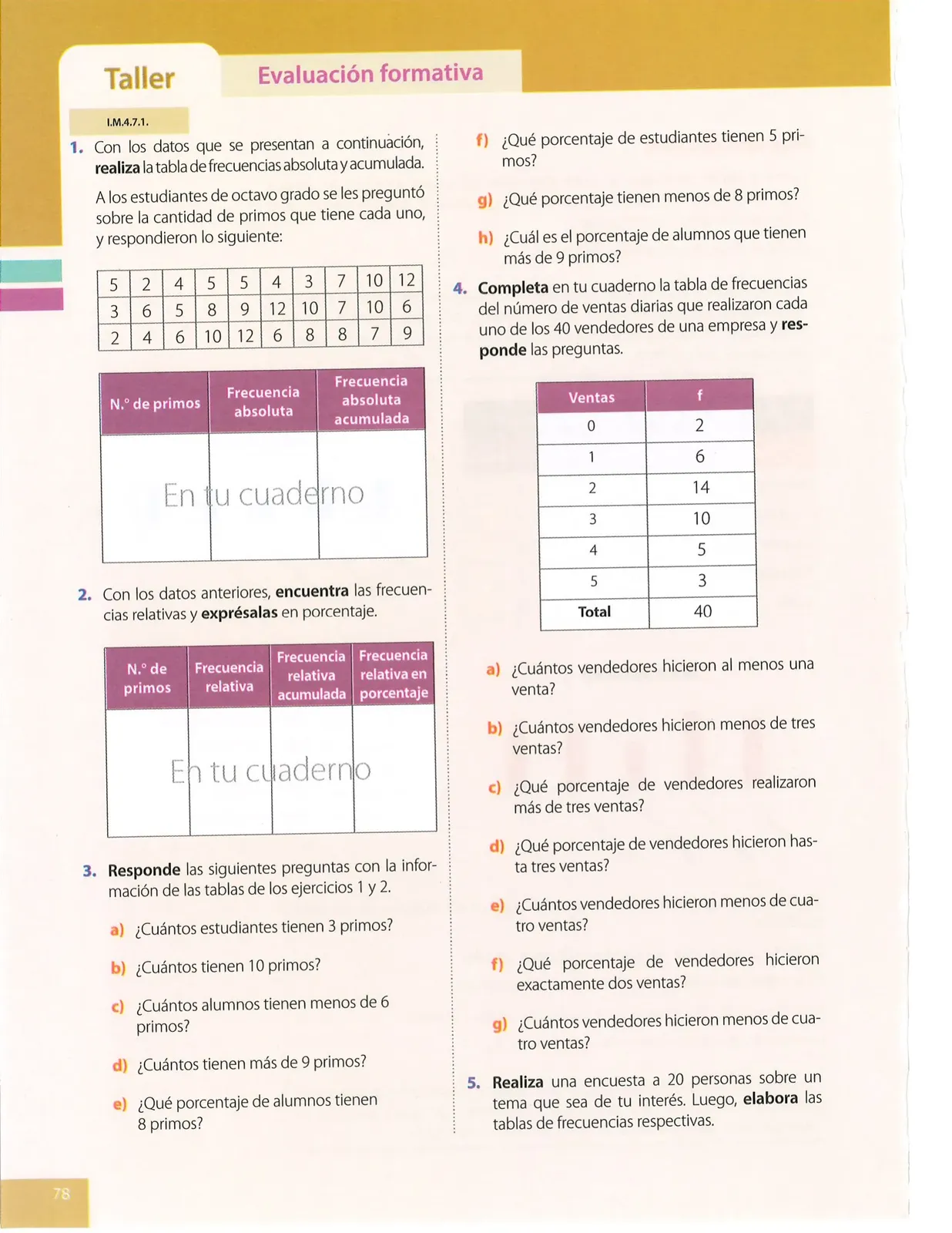 Página 78 de Matematica · 8 EGB · 2025