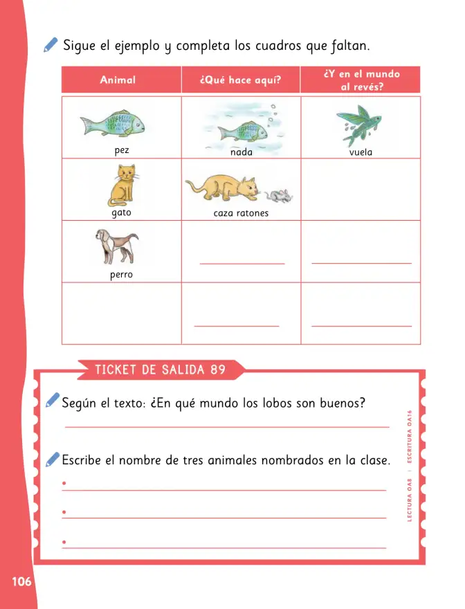 Página 109 de Lenguaje y Comunicación – Primero Básico | Texto del Estudiante MINEDUC – Descargar PDF · 2024
