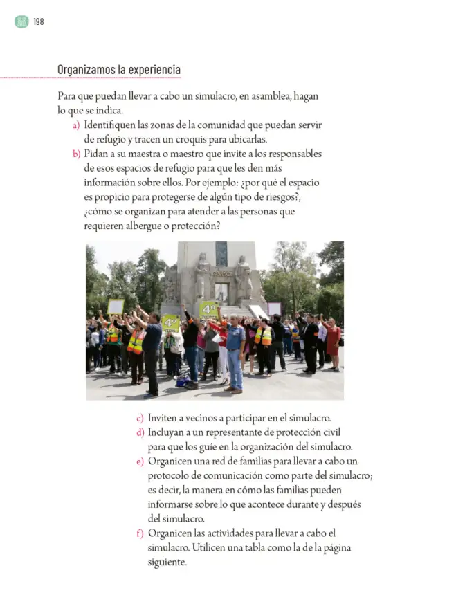 Página 201 de Proyectos Comunitarios. Libro de Educación Primaria Grado 5° Ciclo Escolar 2025 - 2026