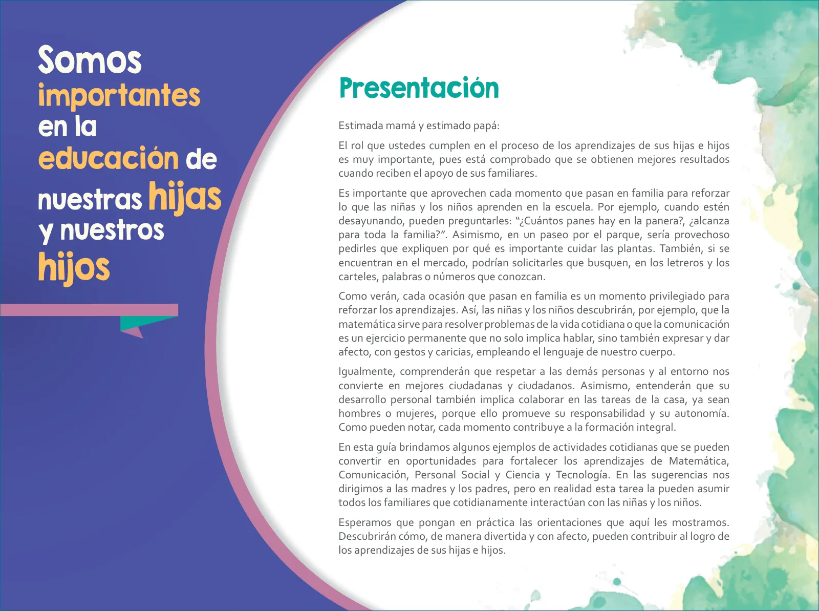 Miniatura página 7 de Aprendemos juntos en familia : guía dirigida a madres y padres. Sexto grado de Educación Primaria · 2019