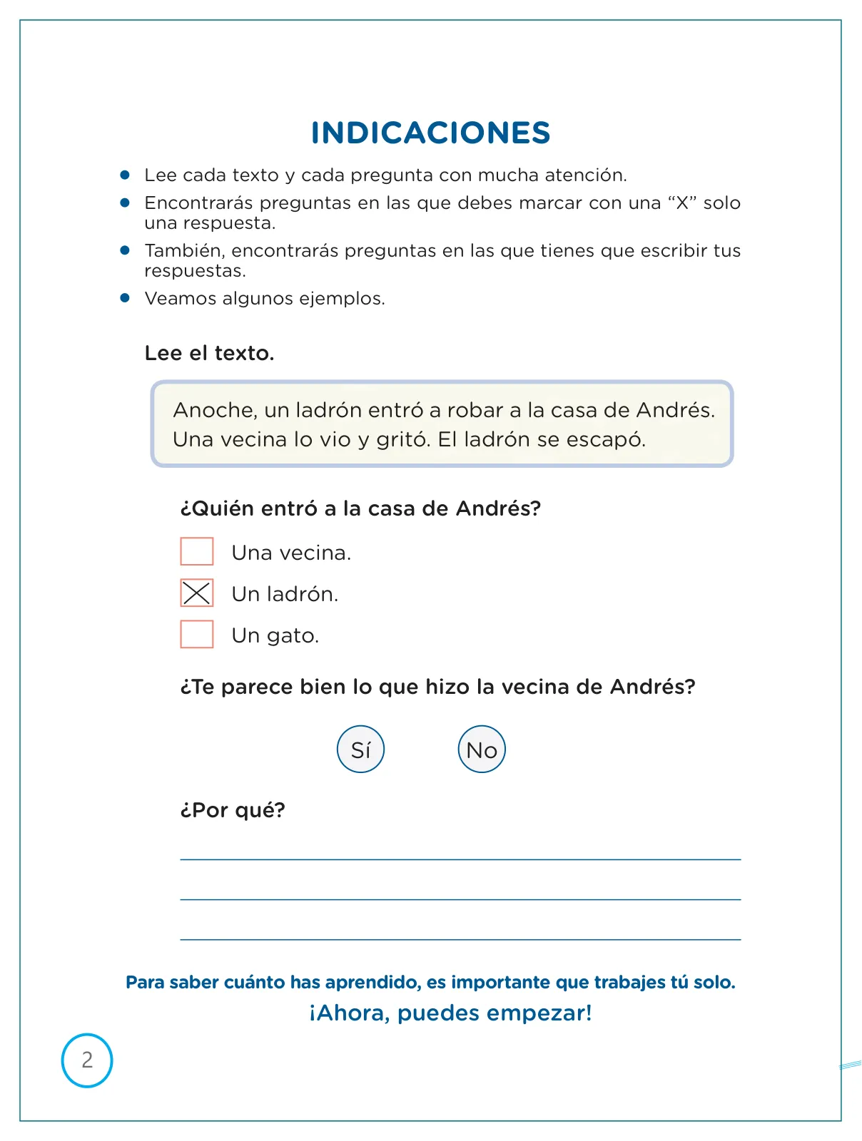Miniatura página 2 de Kit de evaluación Salida 1 Demostrando lo que aprendimos : Comunicación, tercer trimestre, ﻿Segundo grado - Primaria · 2019