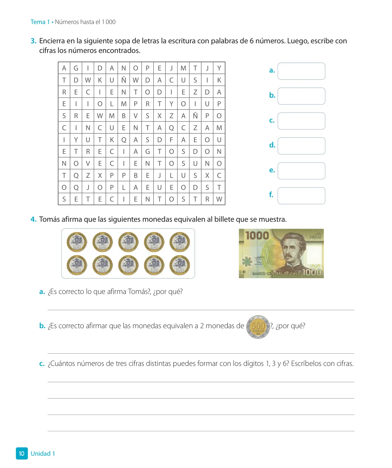 Miniatura página 12 de Matemática – Tercero Básico | Texto del Estudiante MINEDUC – Descargar PDF · 2024