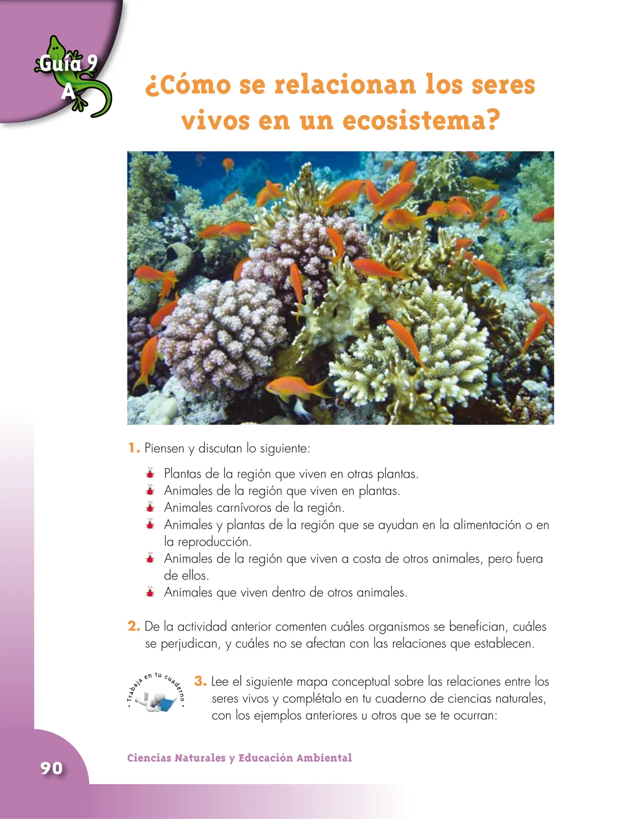 Miniatura página 90 de Ciencias Naturales 5° · Cartilla 01
