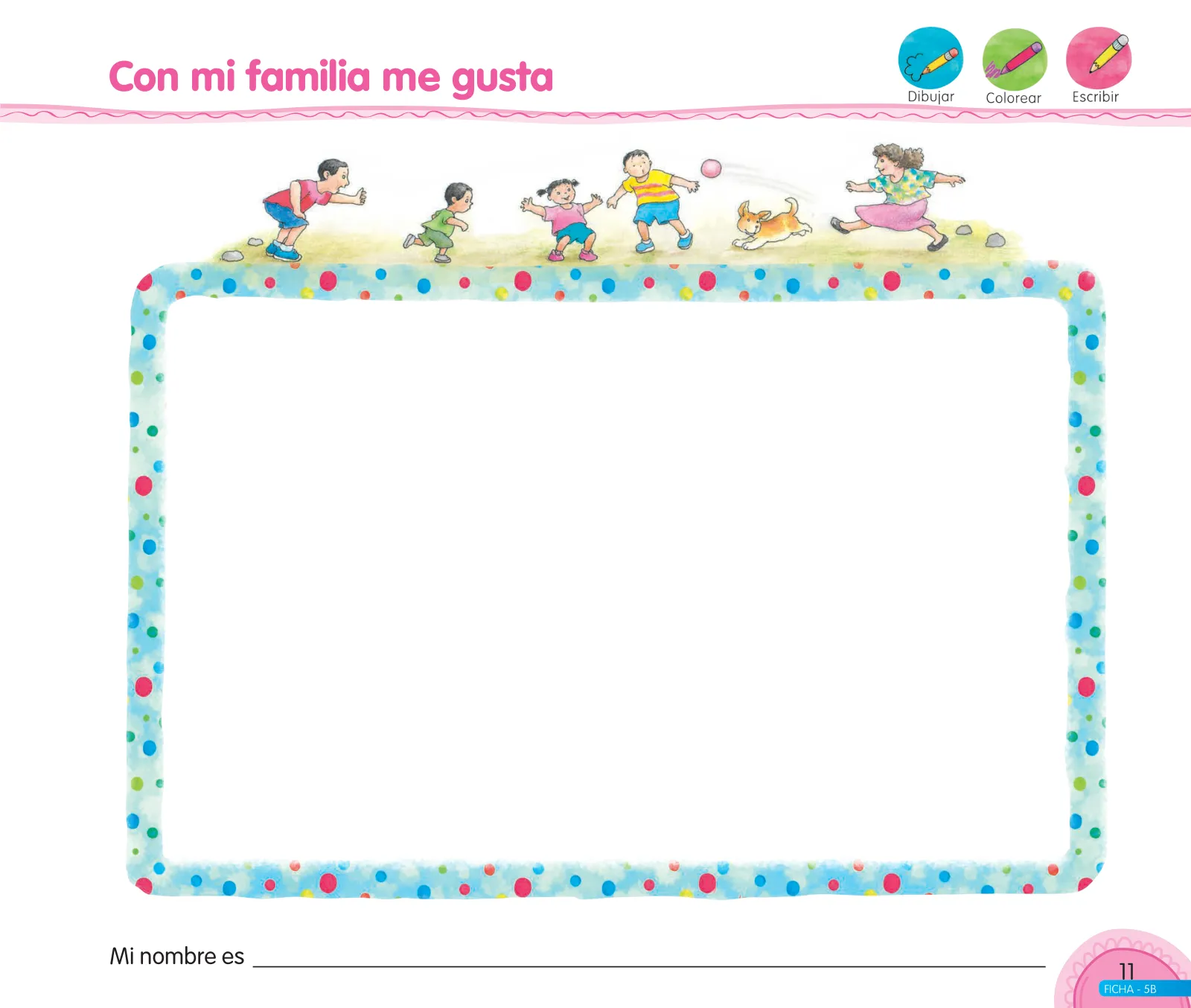 Página 13 de Aprendemos jugando : cuaderno de trabajo para niños y niñas de 4 años · 2017