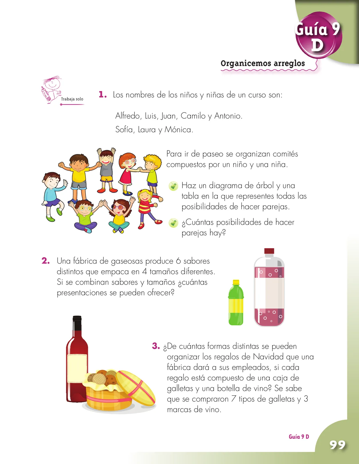 Miniatura página 99 de Matematica 3° · Cartilla 01
