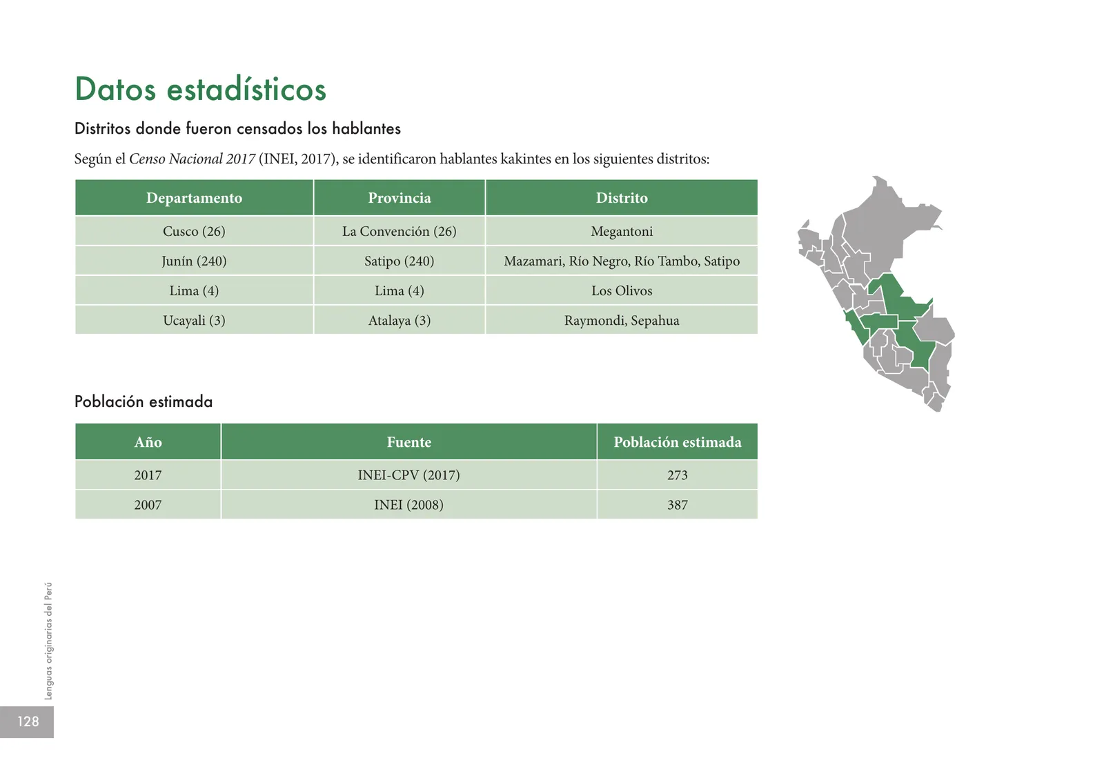 Página 130 de Lenguas originarias del Perú · 2018
