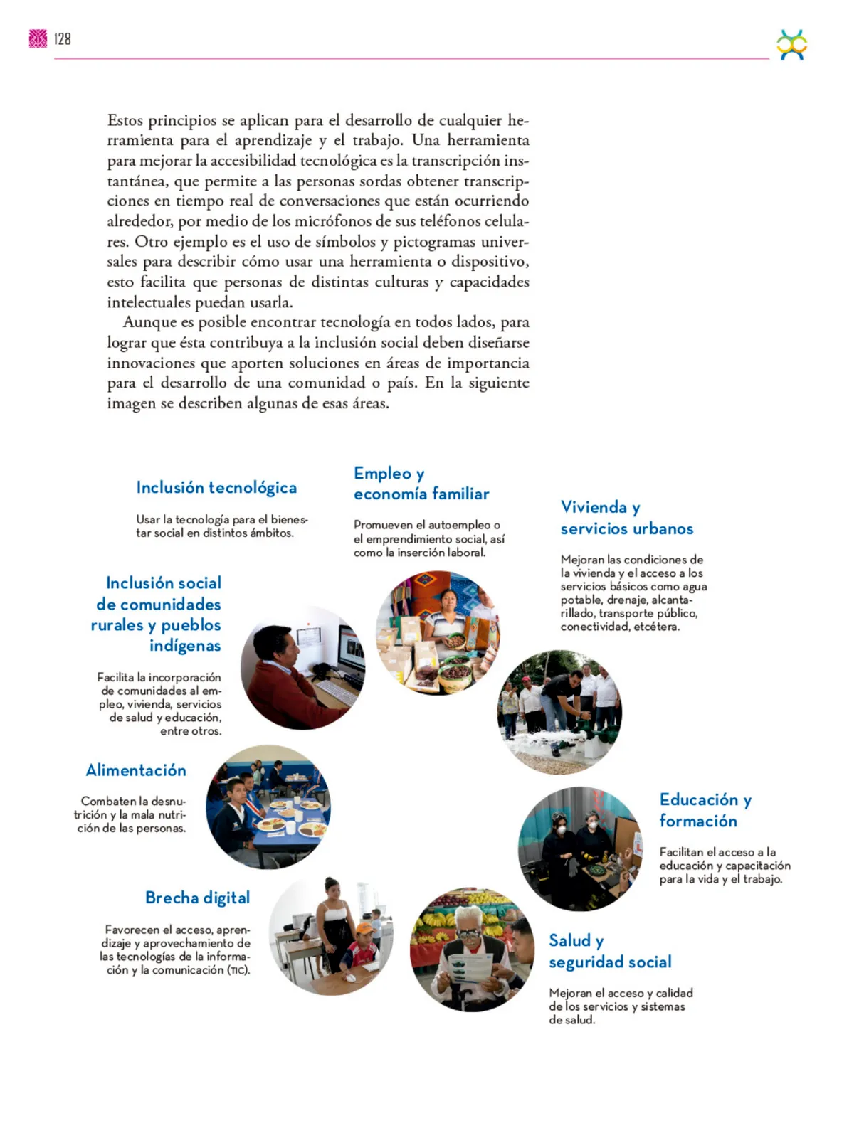 Miniatura página 129 de Colección Nanahuatzin. De lo humano y lo comunitario.   Libro de Educación Secundaria Grado 3°  Ciclo Escolar 2025 - 2026