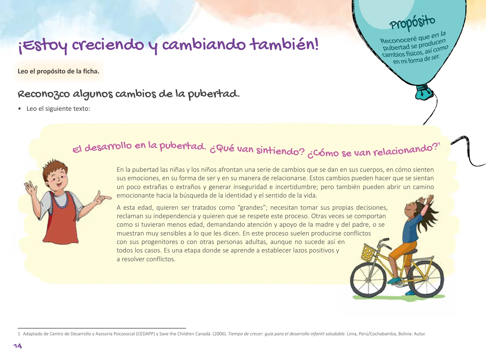 Miniatura página 16 de Cuadernillo de Tutoría 6 : sexto grado de Educación Primaria · 2021