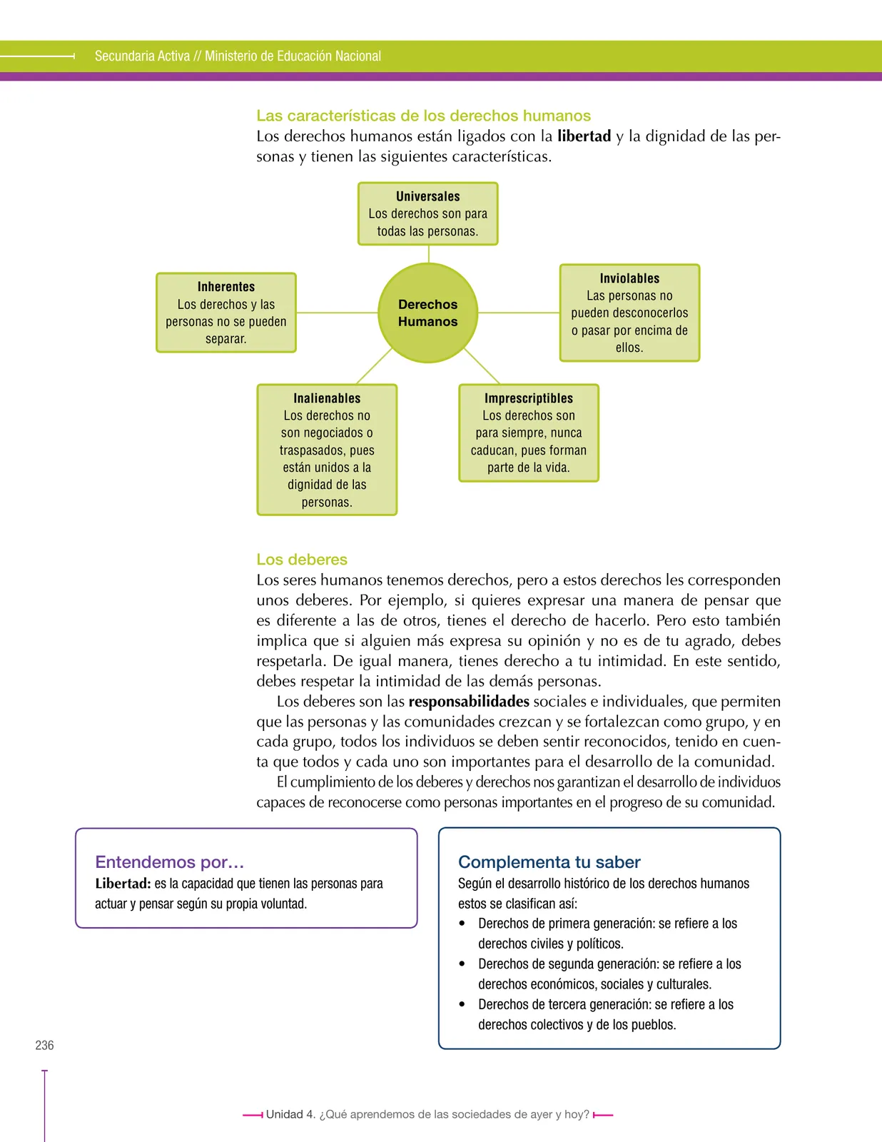 Miniatura página 236 de Ciencias Sociales 6° · Secundaria Activa