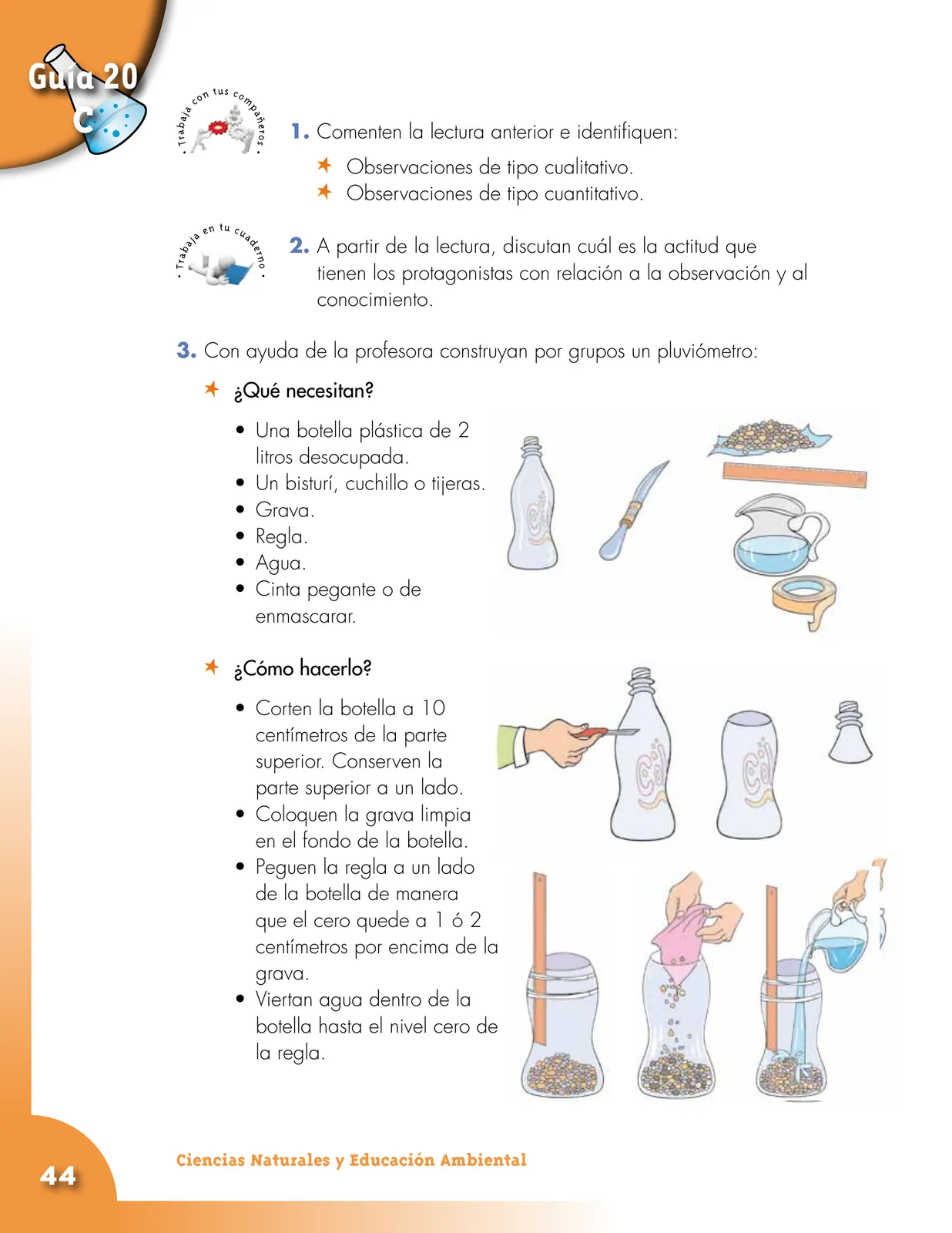 Miniatura página 44 de Ciencias Naturales 5° · Cartilla 03